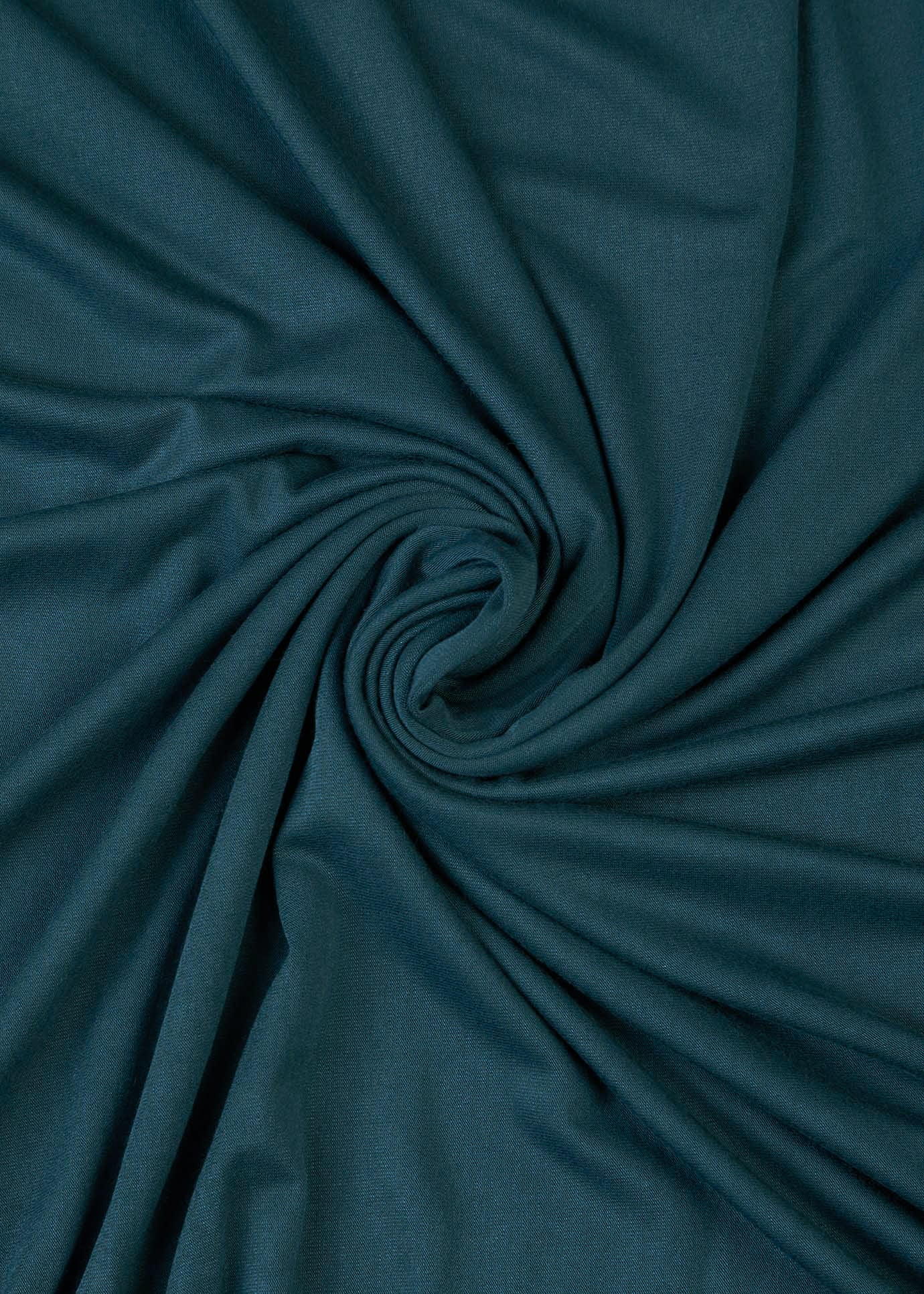 Aegean Blue Premium Jersey Hijab - Image 2
