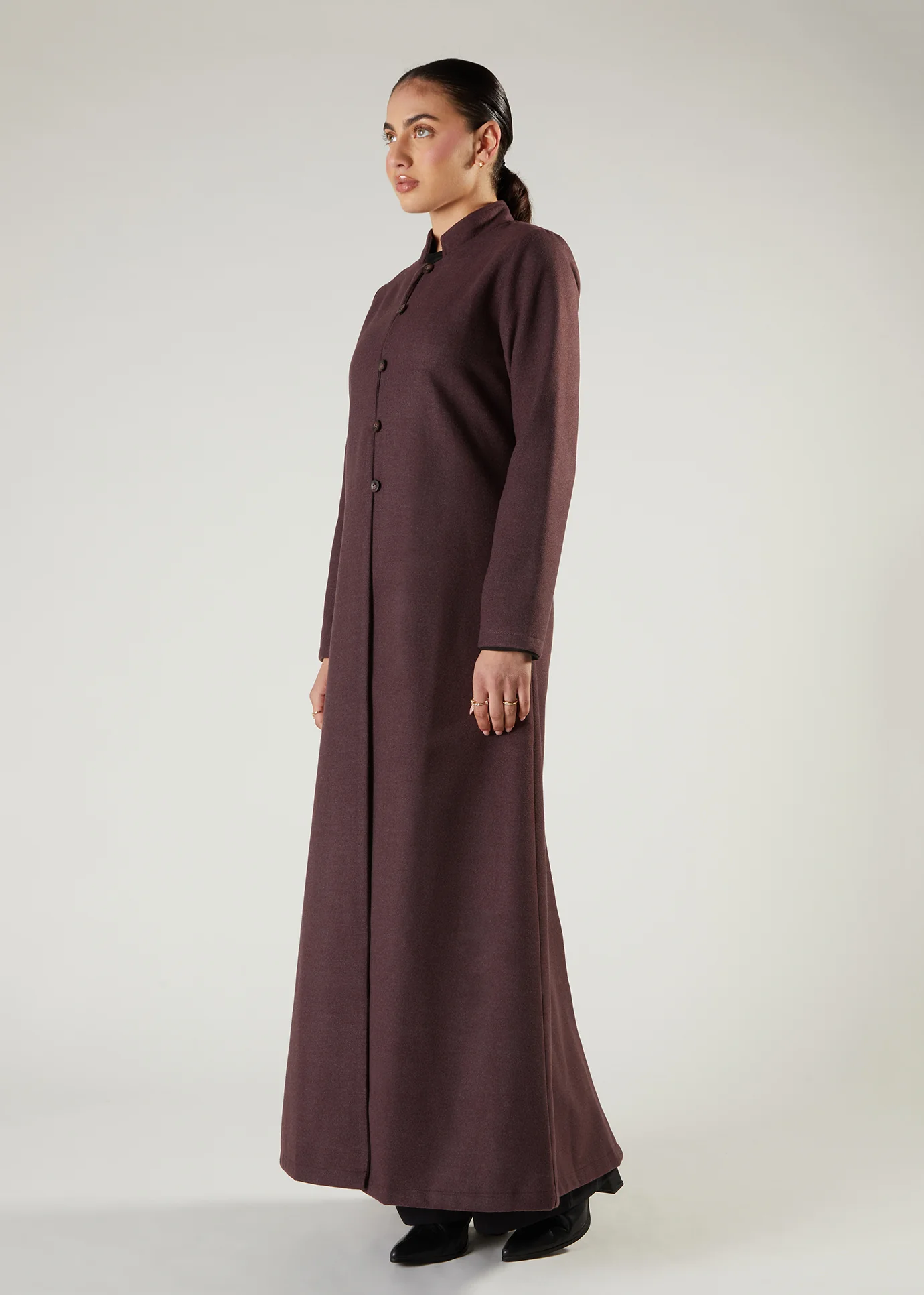 Amie Coat Plum - Image 3