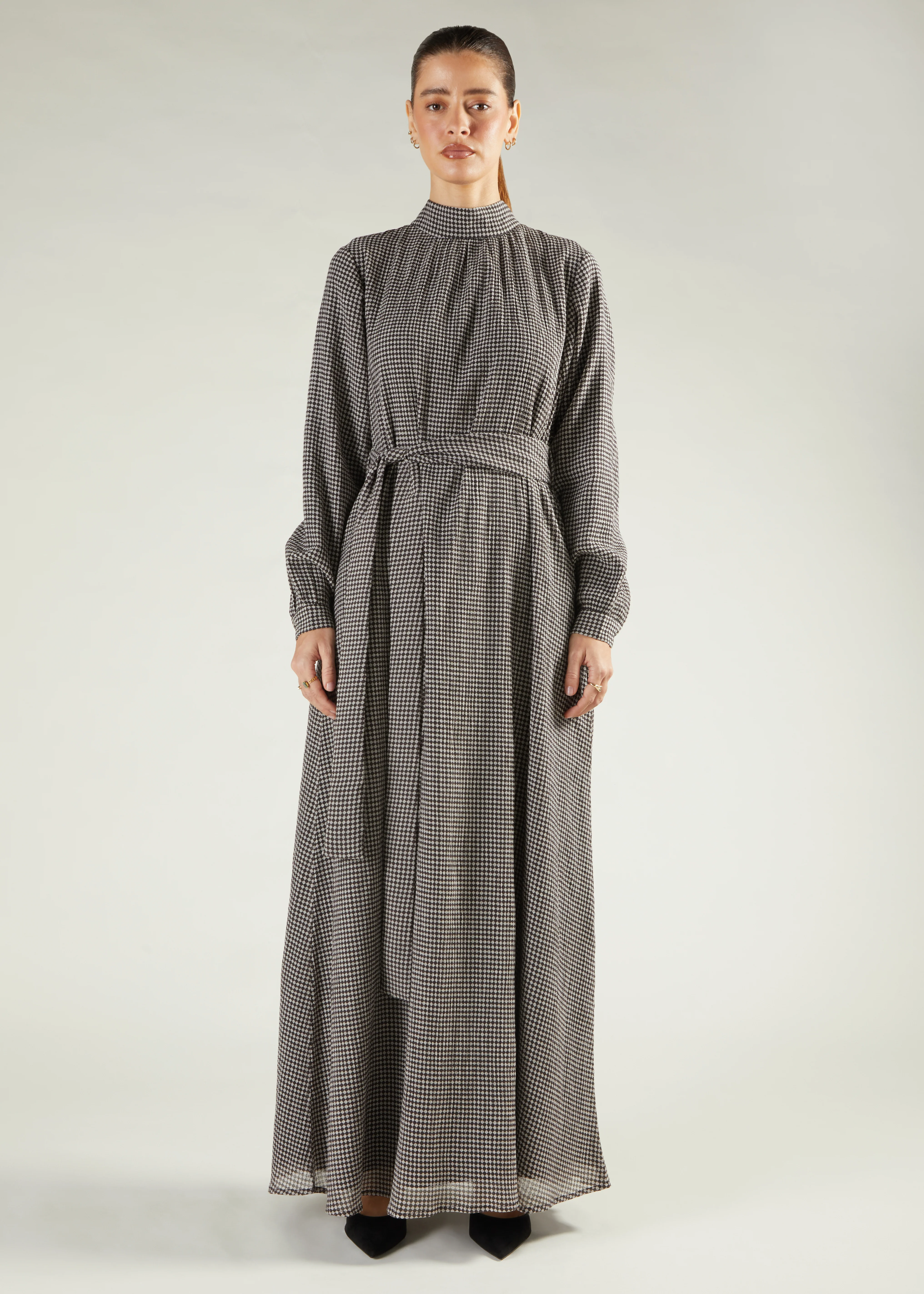 Argyle Maxi Dress - Image 3