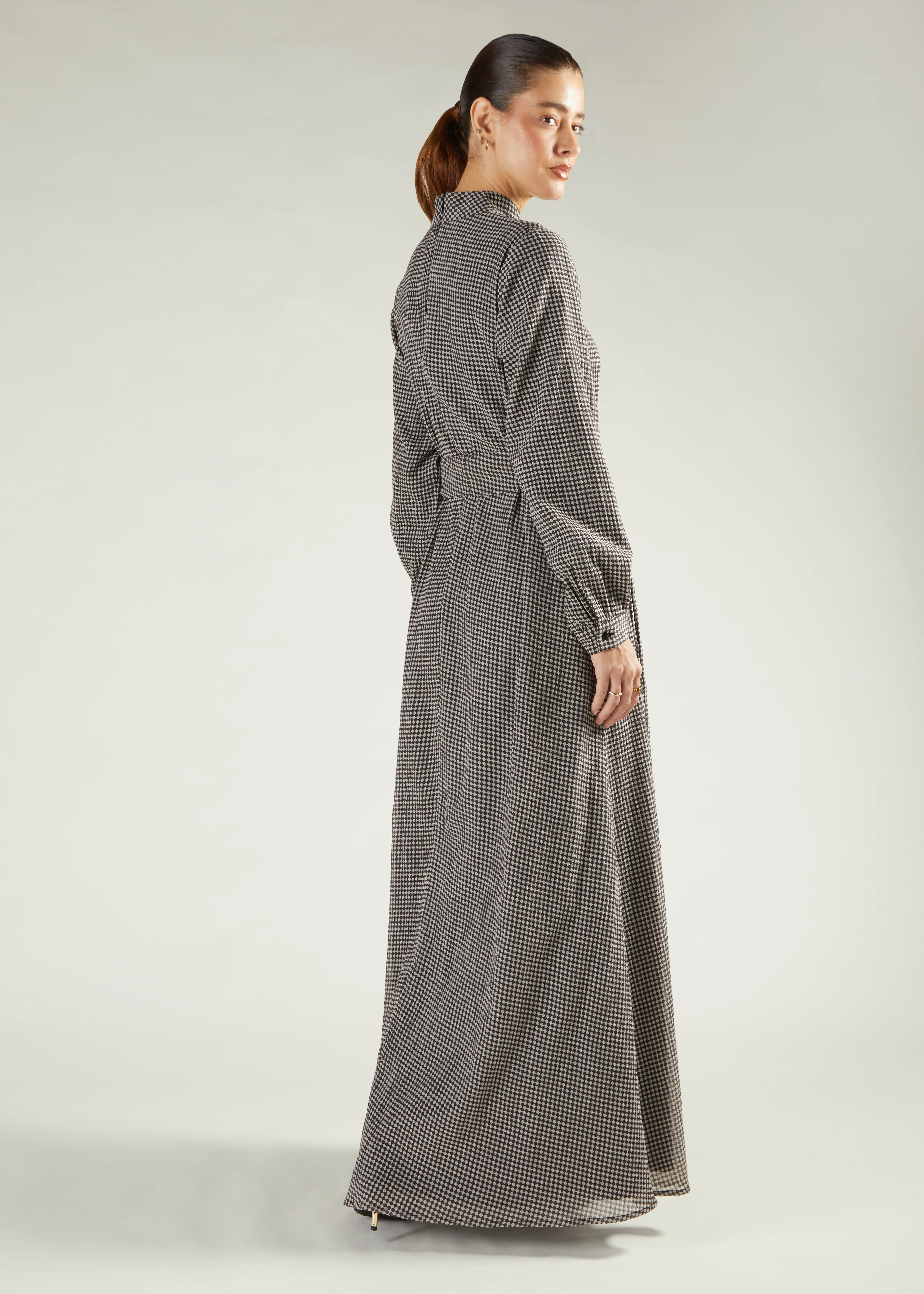 Argyle Maxi Dress - Image 4