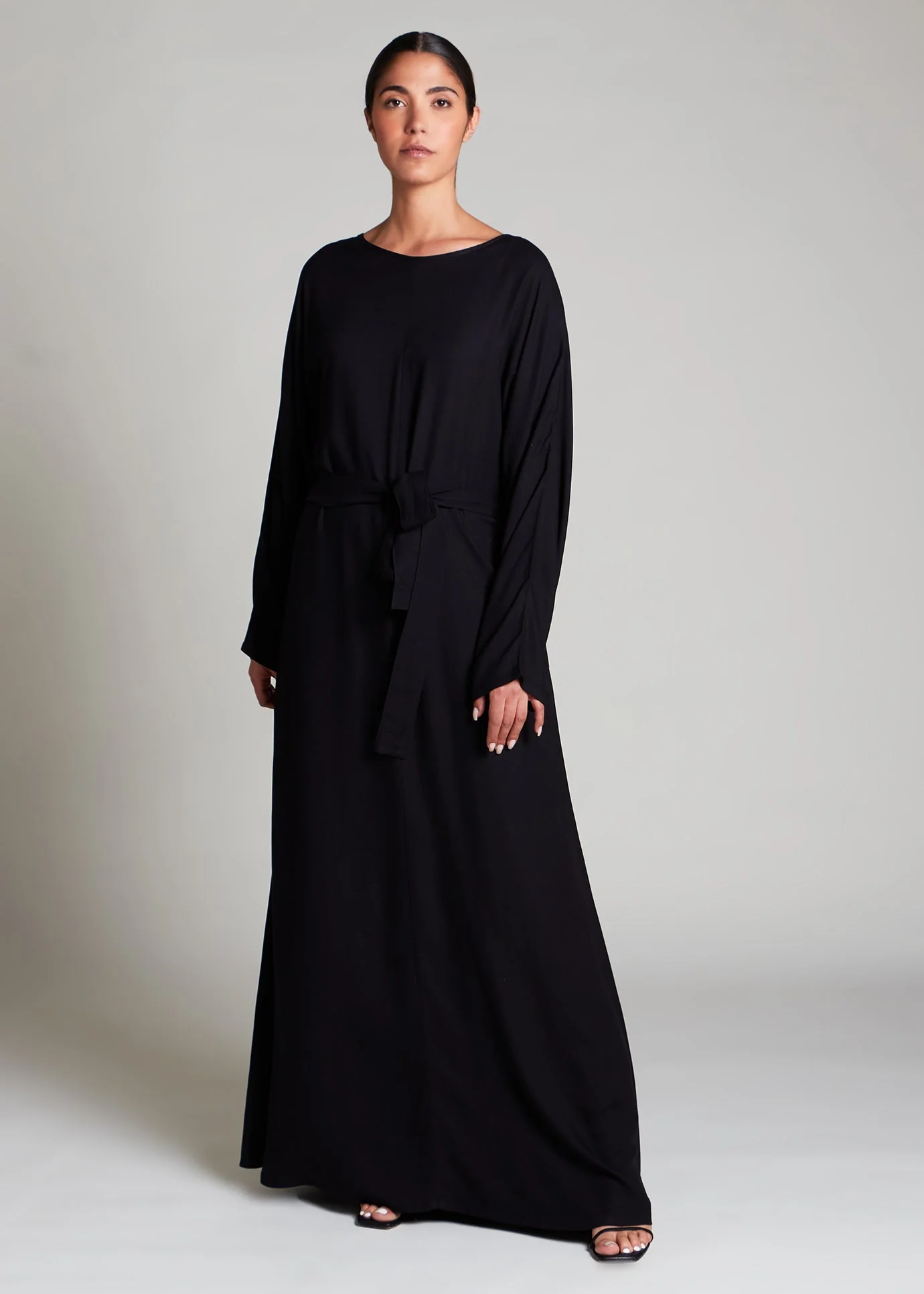 Batwing Abaya Black - Image 3
