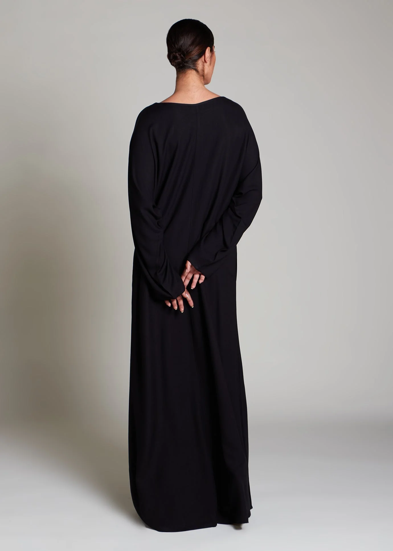 Batwing Abaya Black - Image 4
