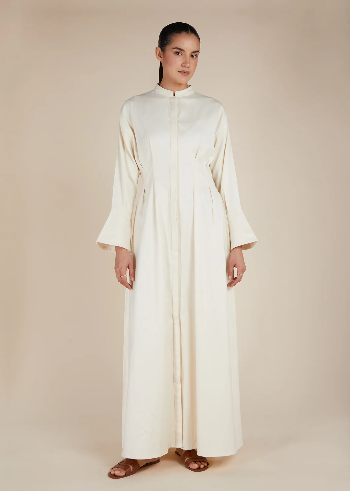 Bell Sleeve Maxi Off White - Image 3