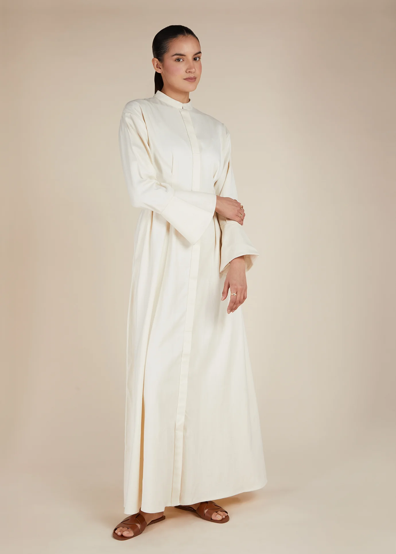 Bell Sleeve Maxi Off White - Image 4