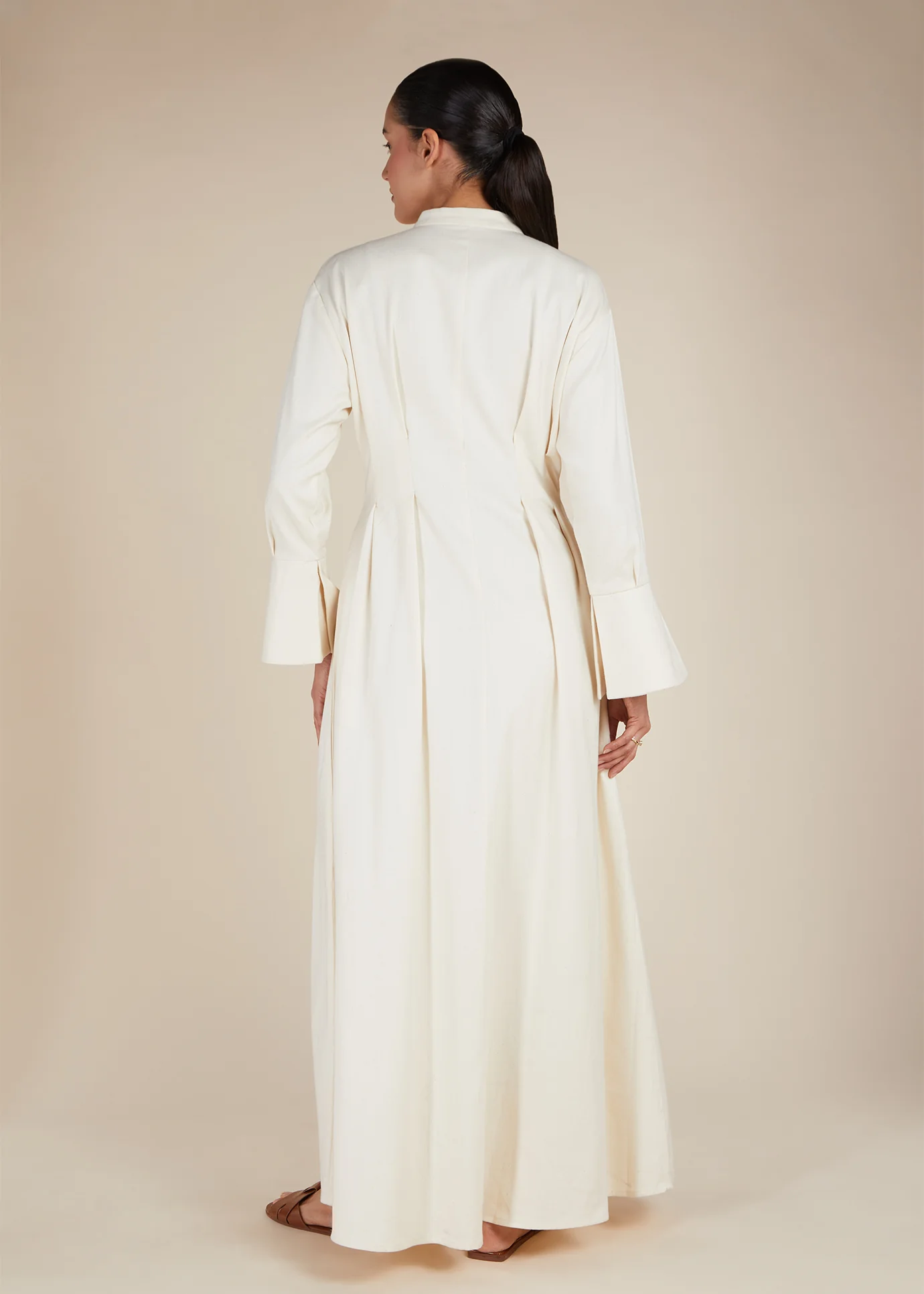 Bell Sleeve Maxi Off White - Image 6