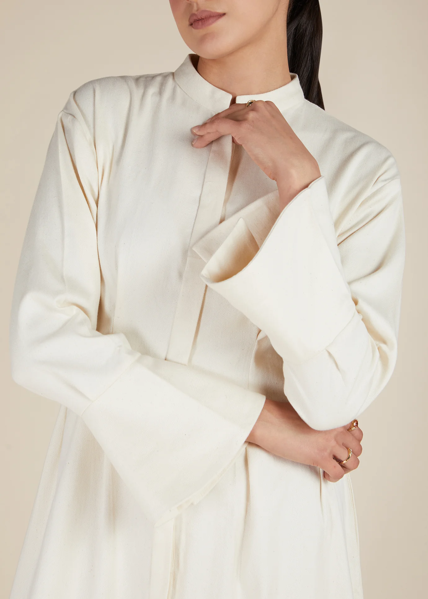 Bell Sleeve Maxi Off White - Image 8