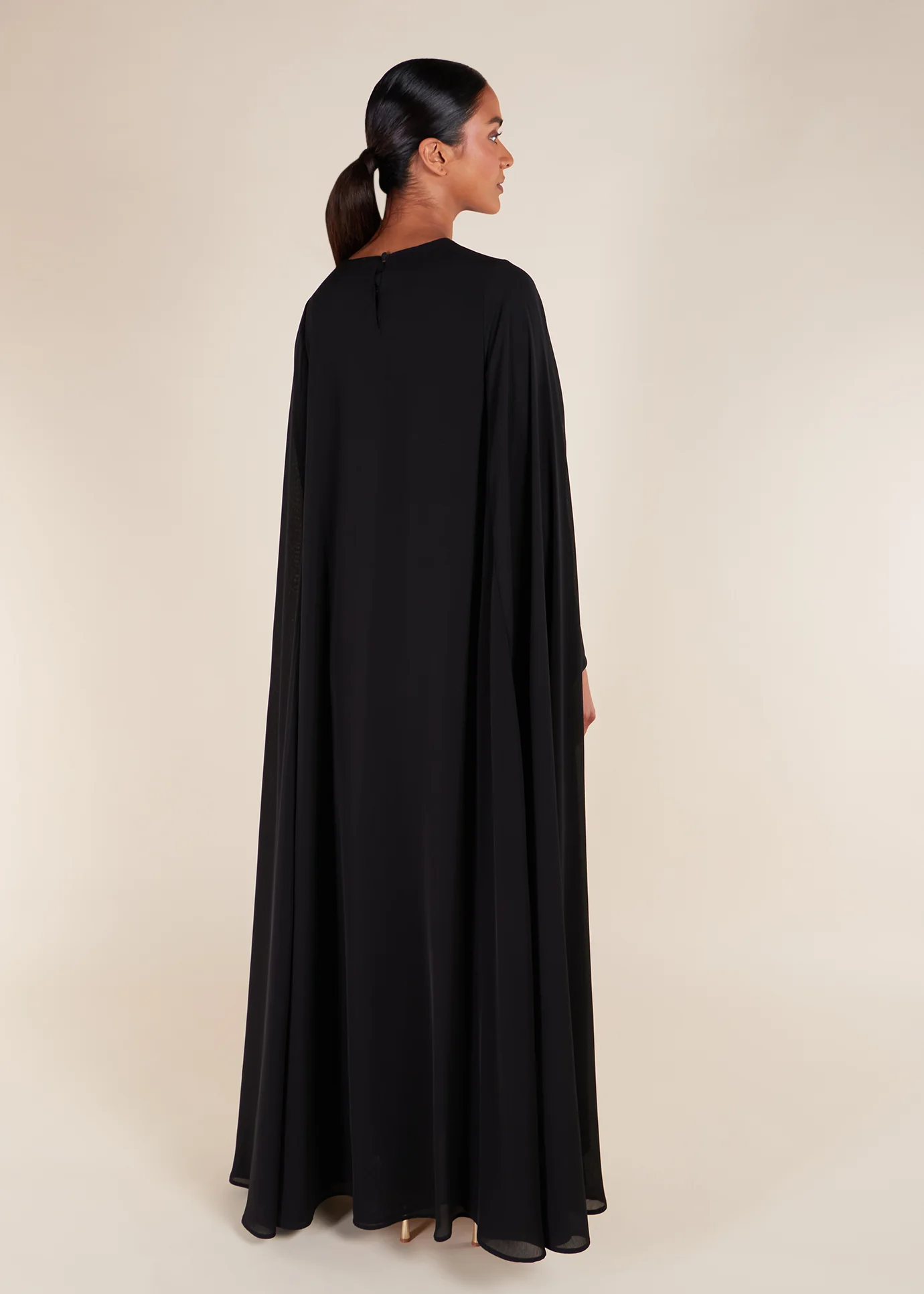 Black Caped Gown - Image 5