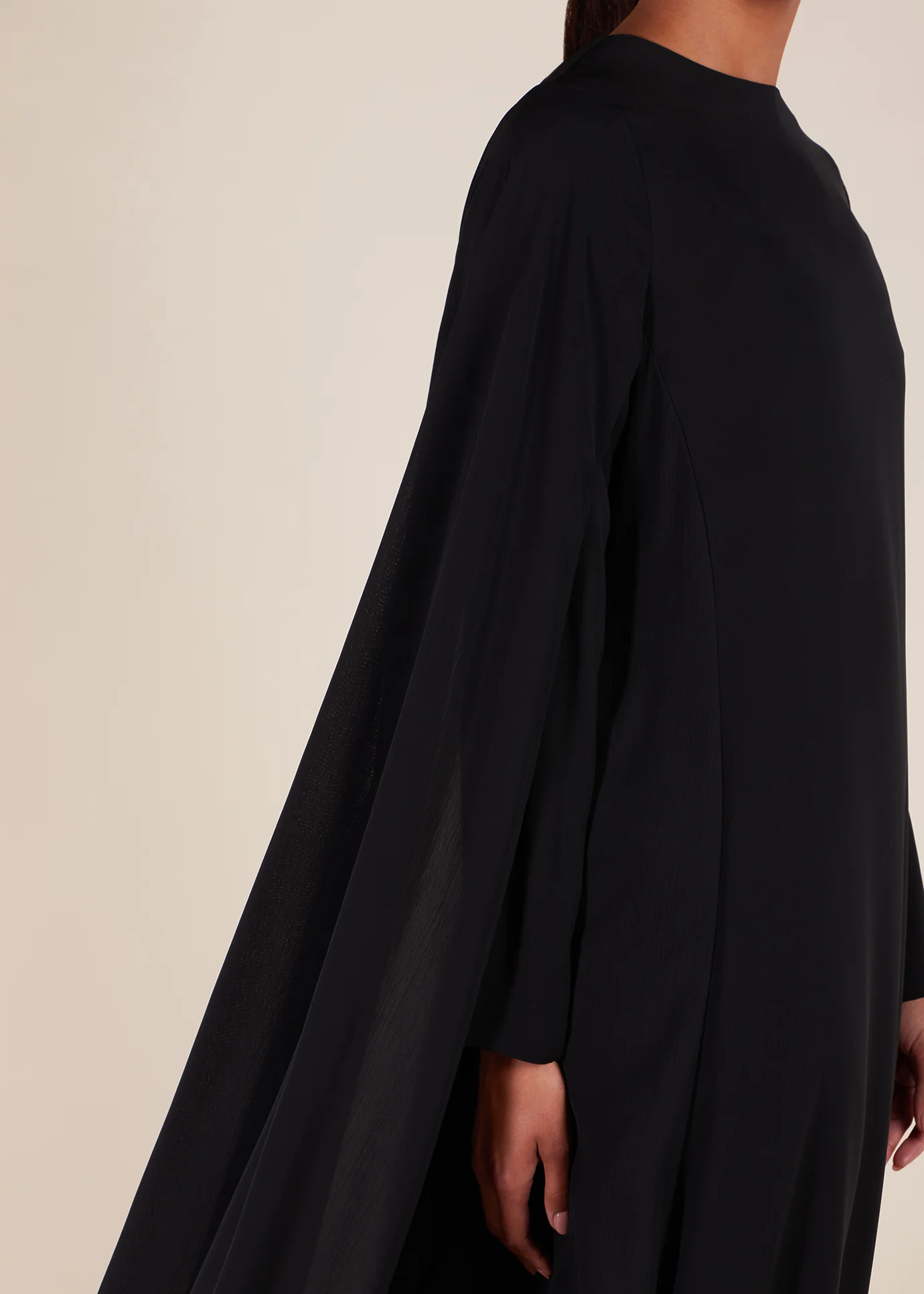 Black Caped Gown - Image 6