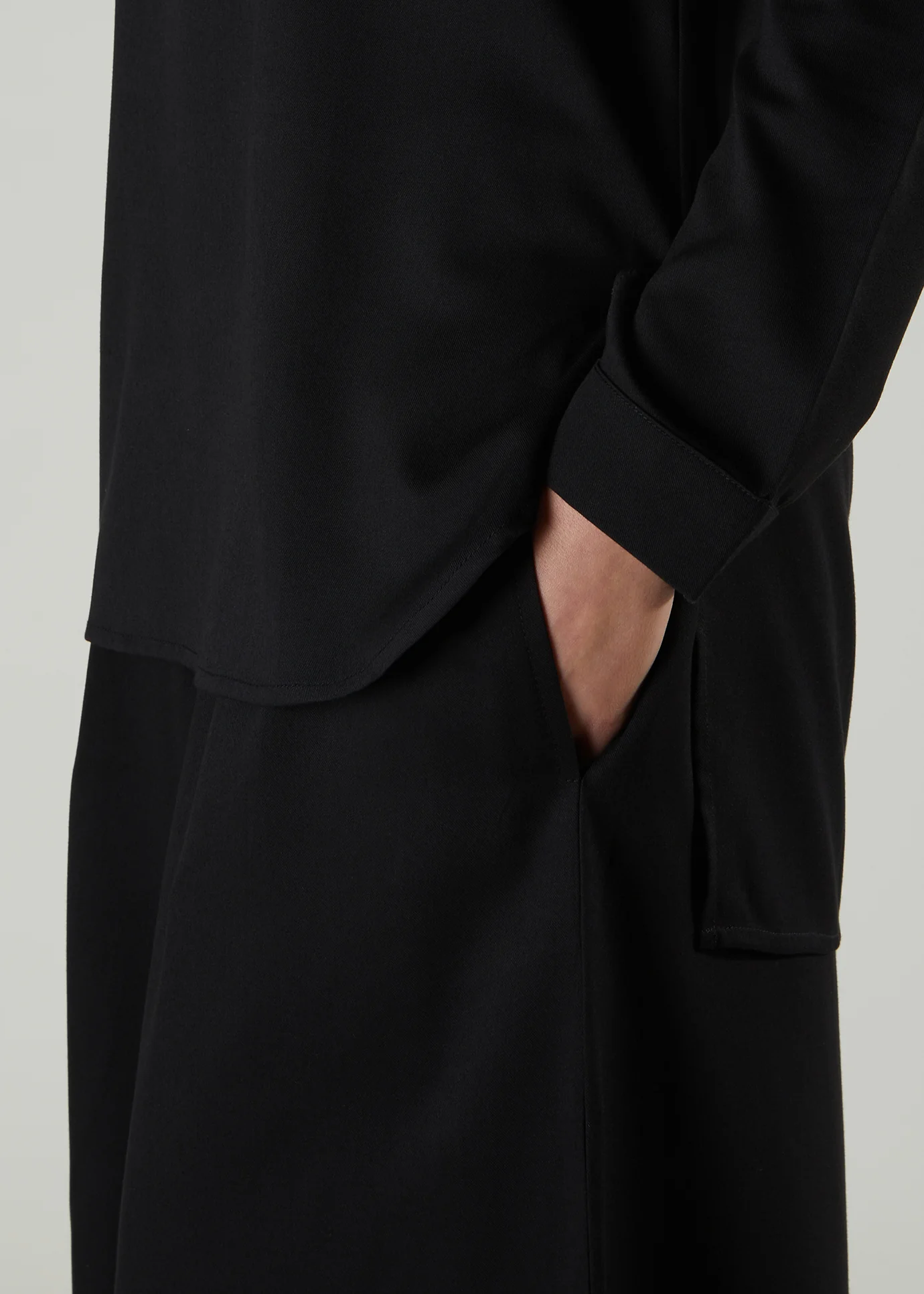 Black Twill Top - Image 5