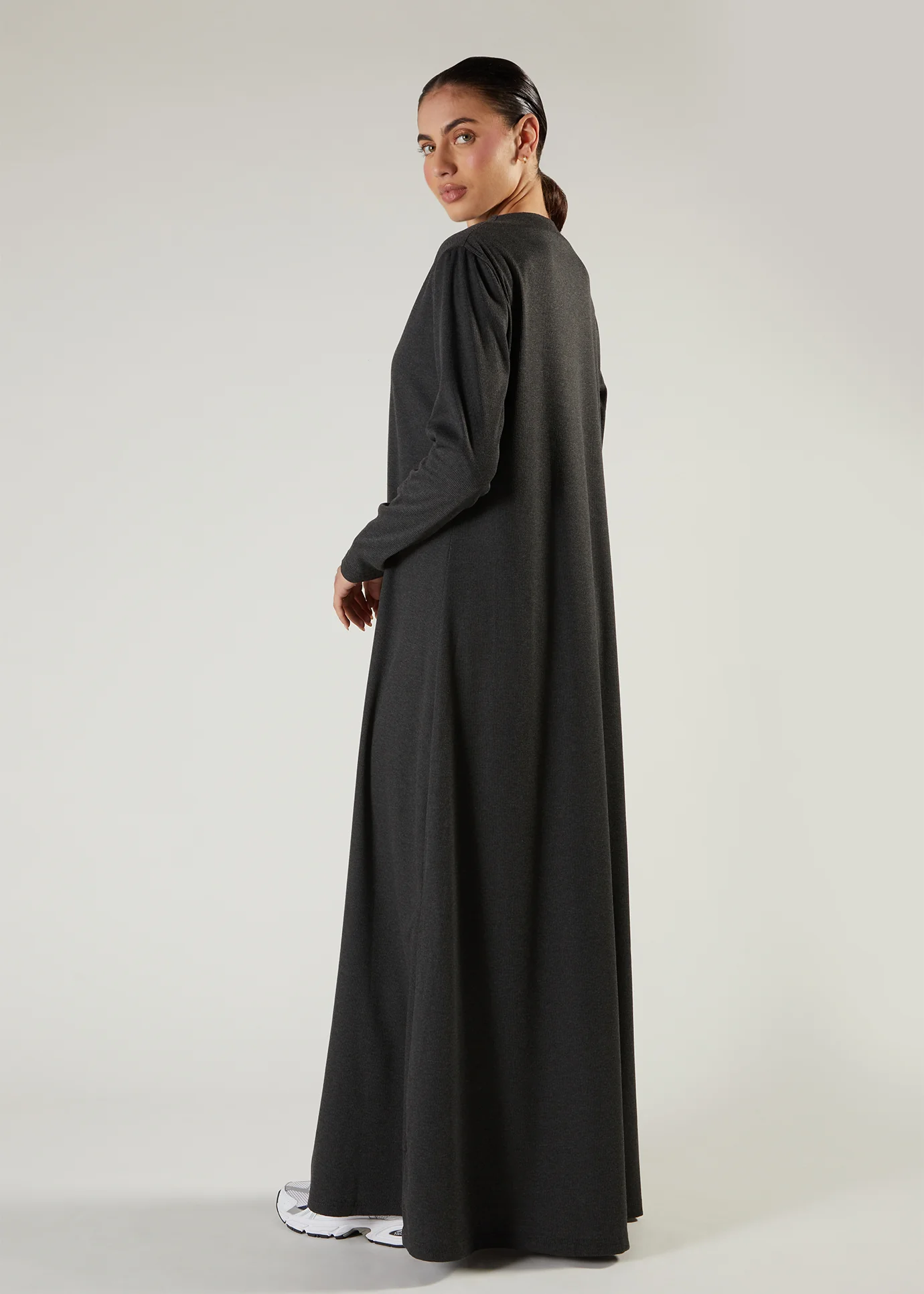 Boat Neck Maxi Charcoal - Image 3