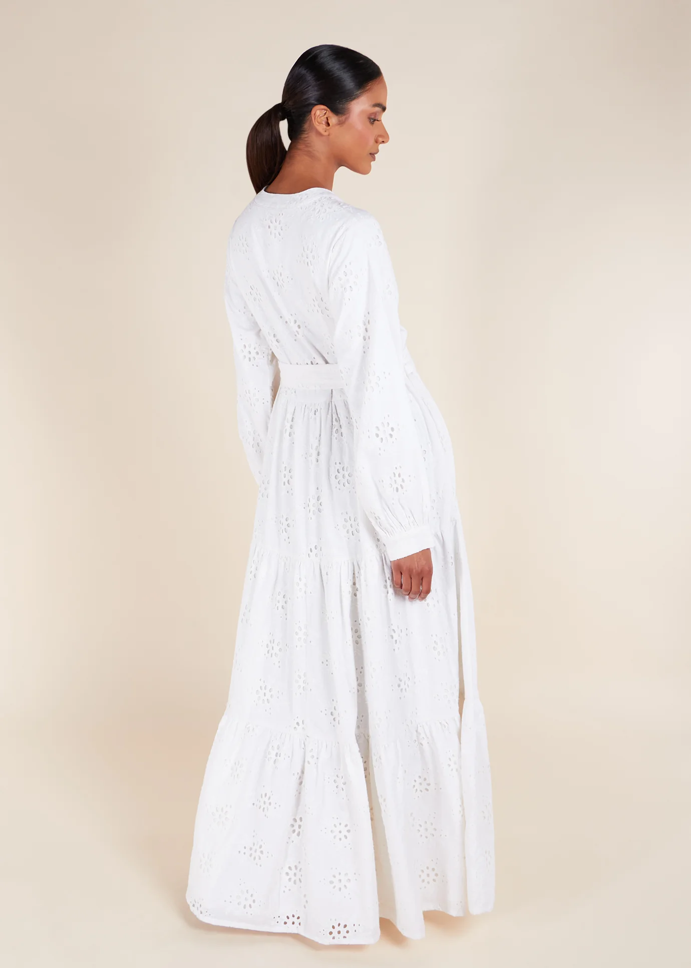 Broderie Tiered Maxi White - Final Sale - Image 4