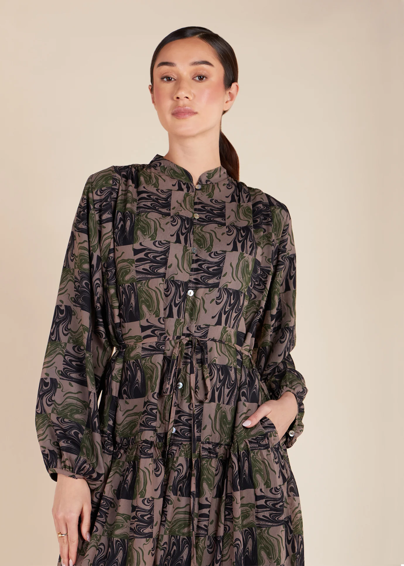 Camo Tiered Maxi - Image 5