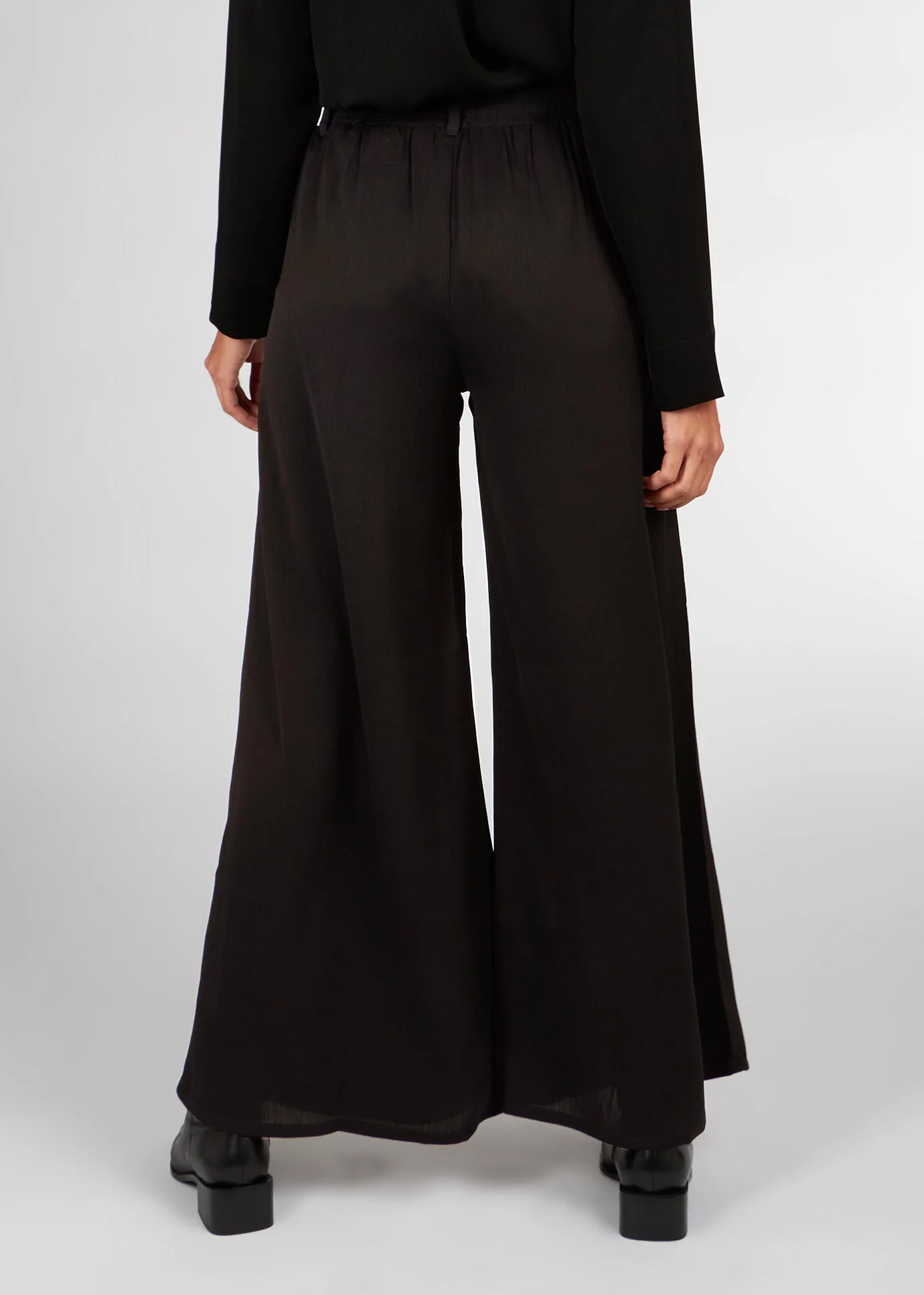 Cheesecloth Flared Trousers - Final Sale - Image 3