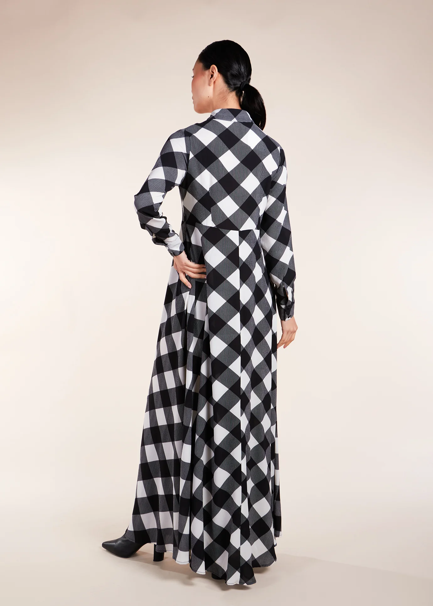 Chess Maxi Dress - Image 3