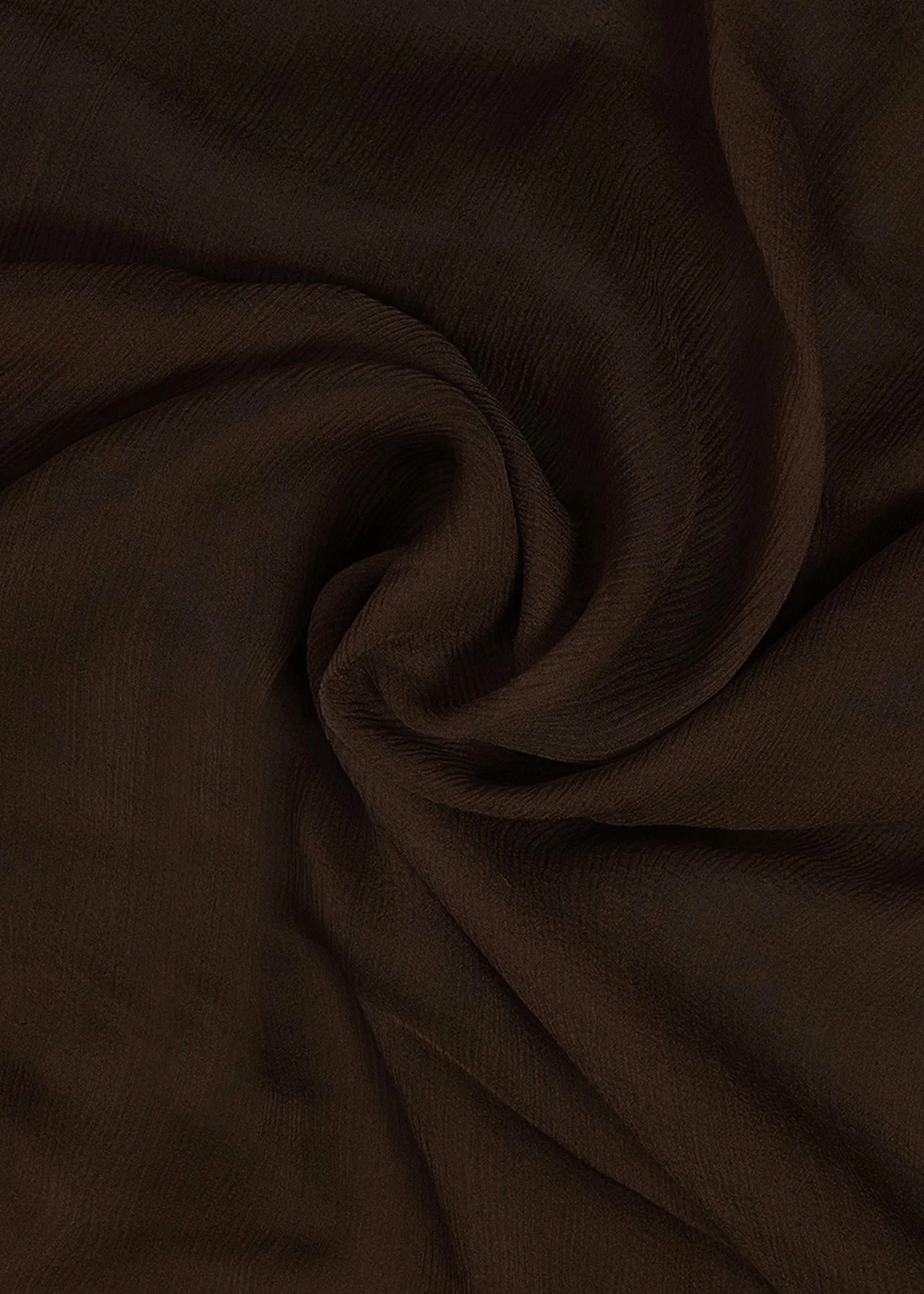 Cocoa Chiffon Silk Hijab - Image 2