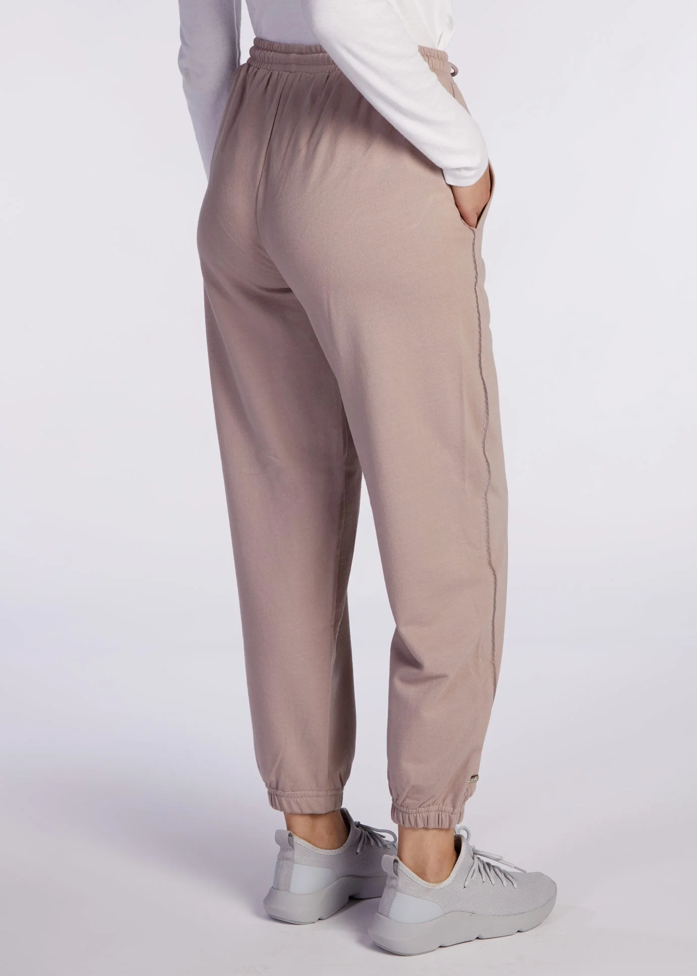 Cotton Track Pants Dusky Lilac - Final Sale - Image 2