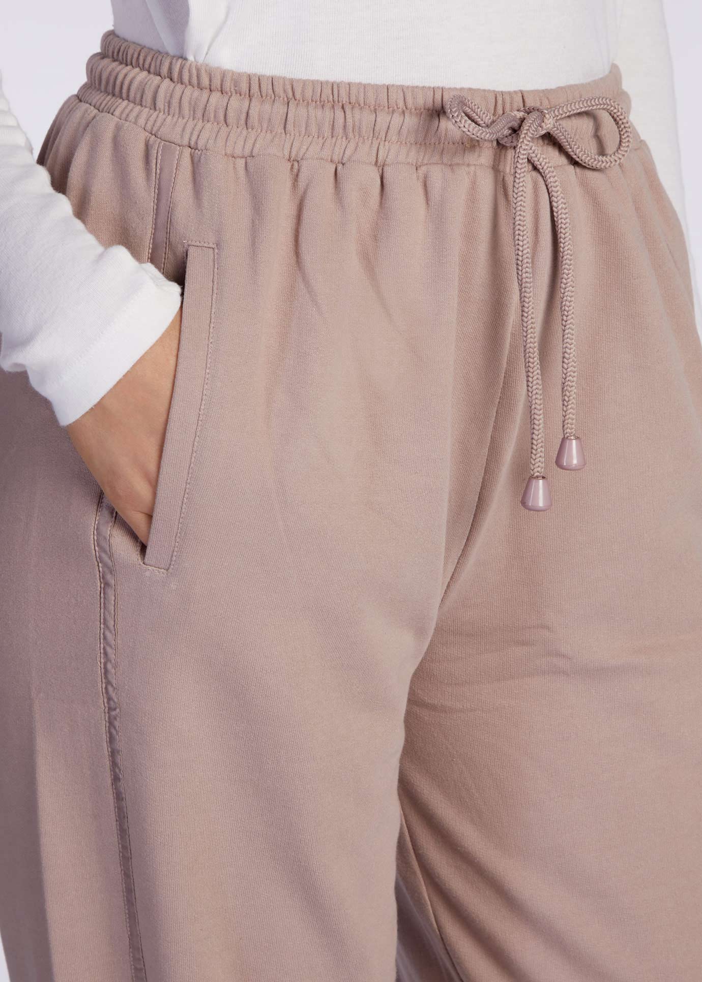 Cotton Track Pants Dusky Lilac - Final Sale - Image 3
