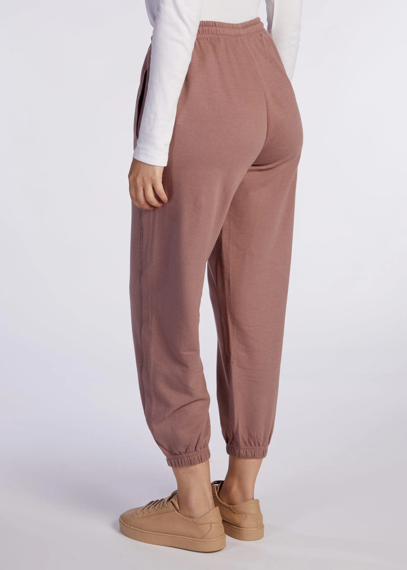Cotton Track Pants Taupe - Final Sale - Image 2
