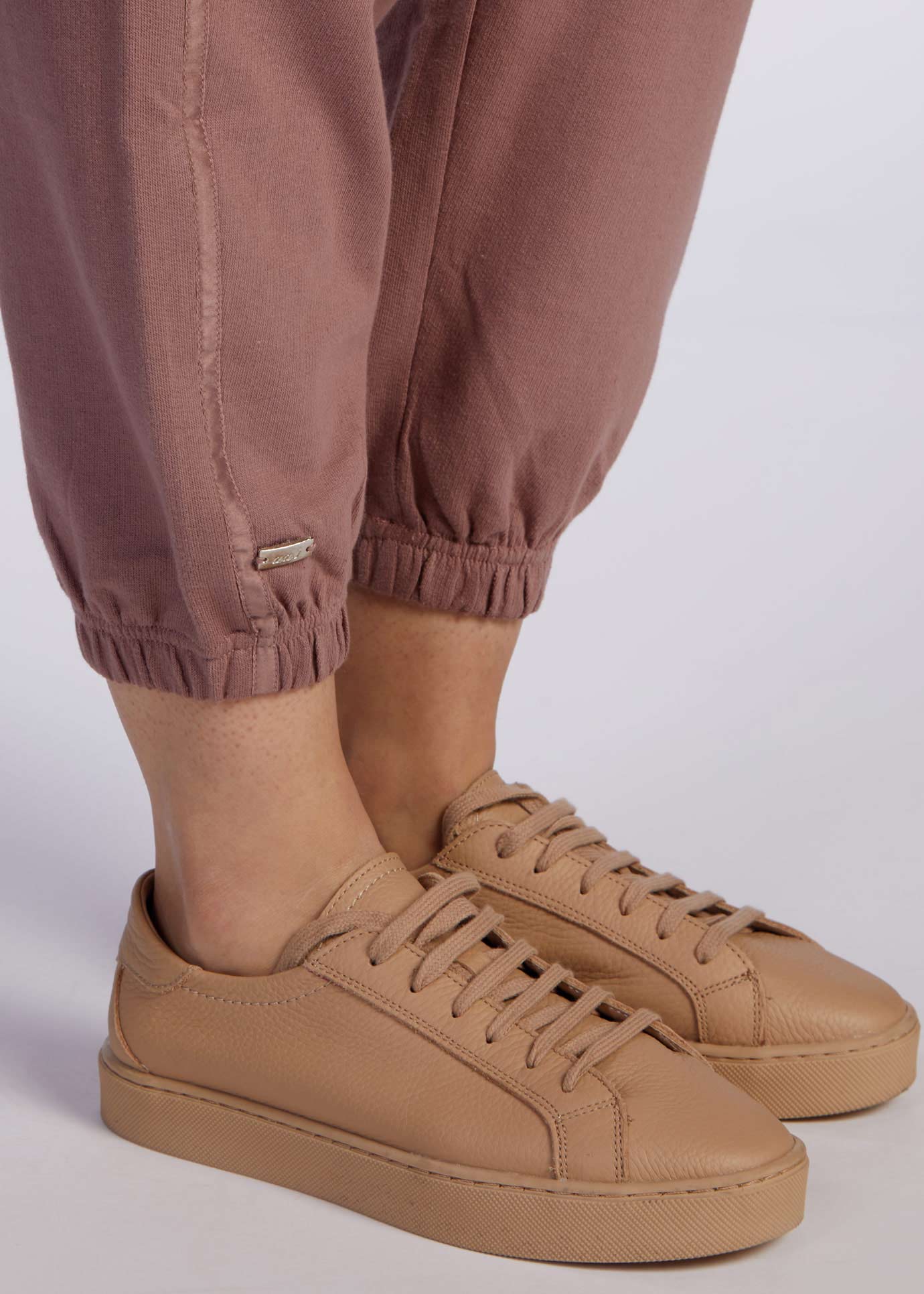 Cotton Track Pants Taupe - Final Sale - Image 4