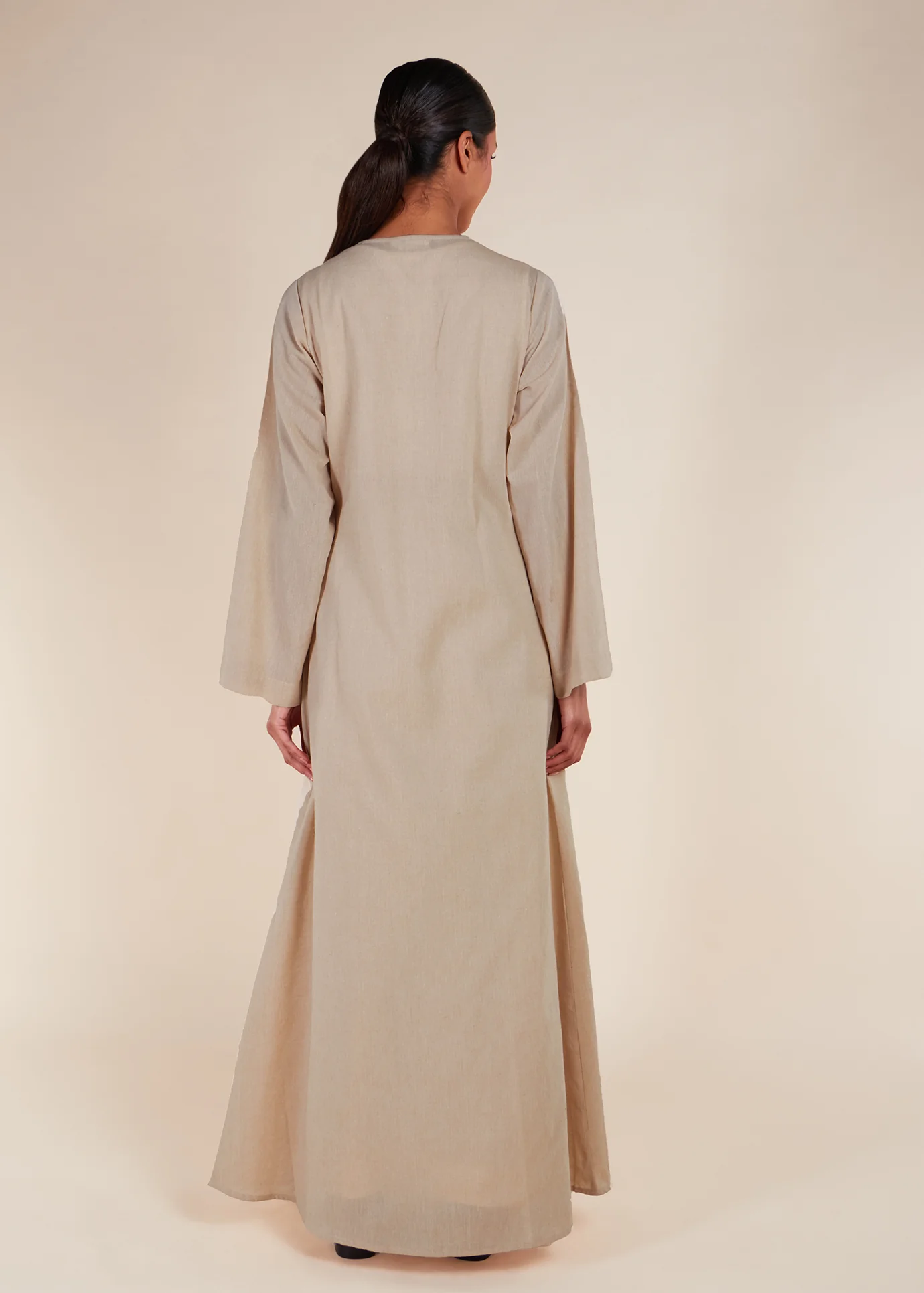 Cotton Wrap Abaya - Image 6