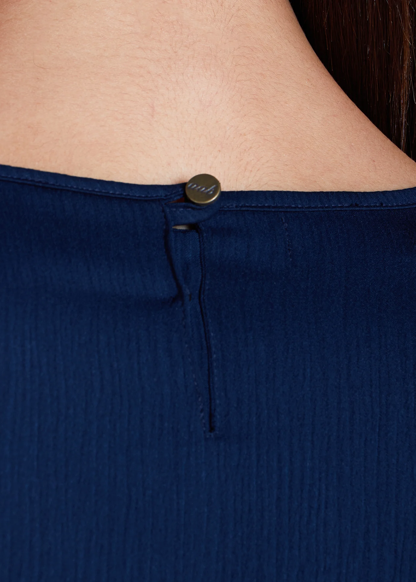 Crinkled Kaftan Navy - Final Sale - Image 10