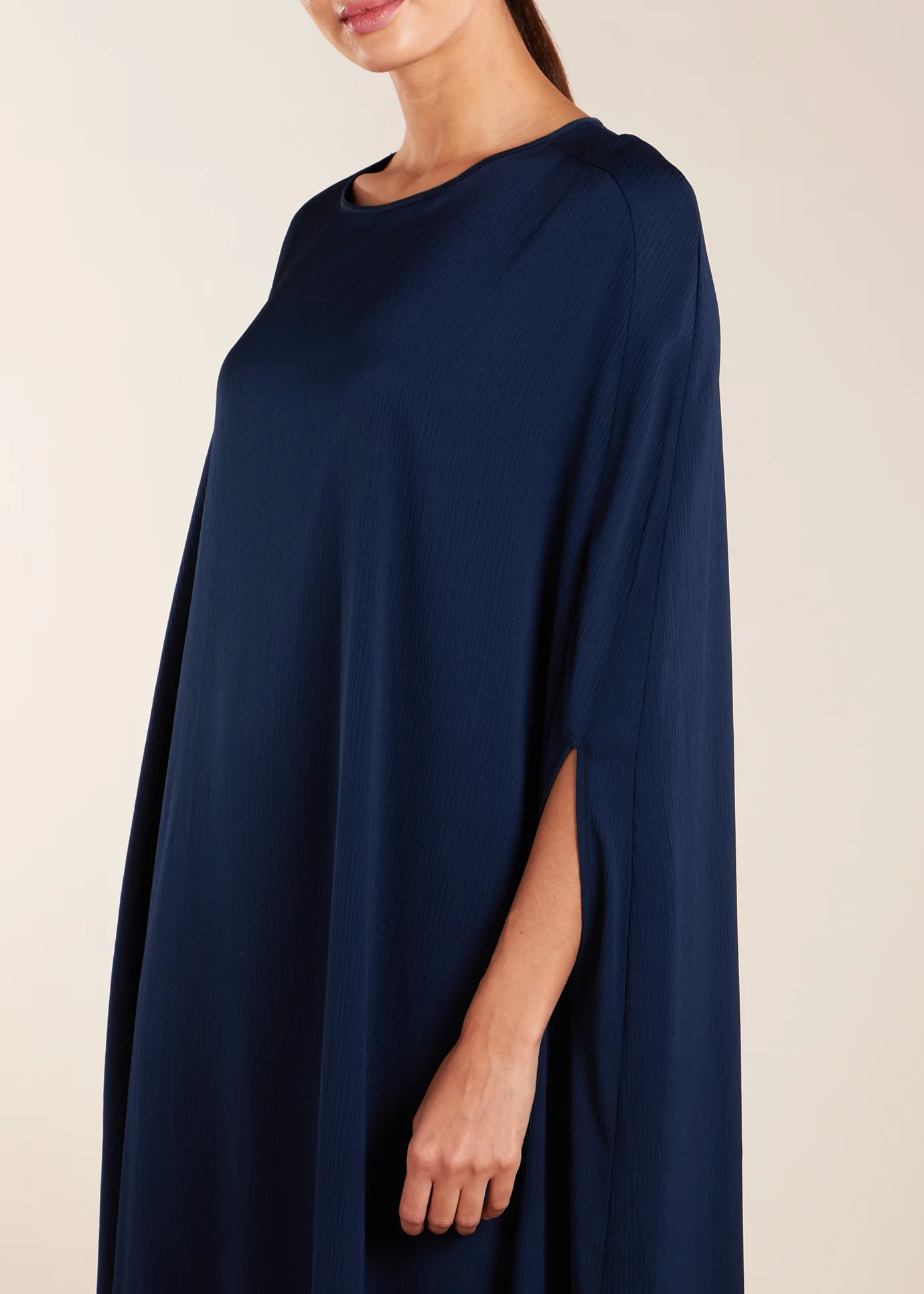 Crinkled Kaftan Navy - Final Sale - Image 9