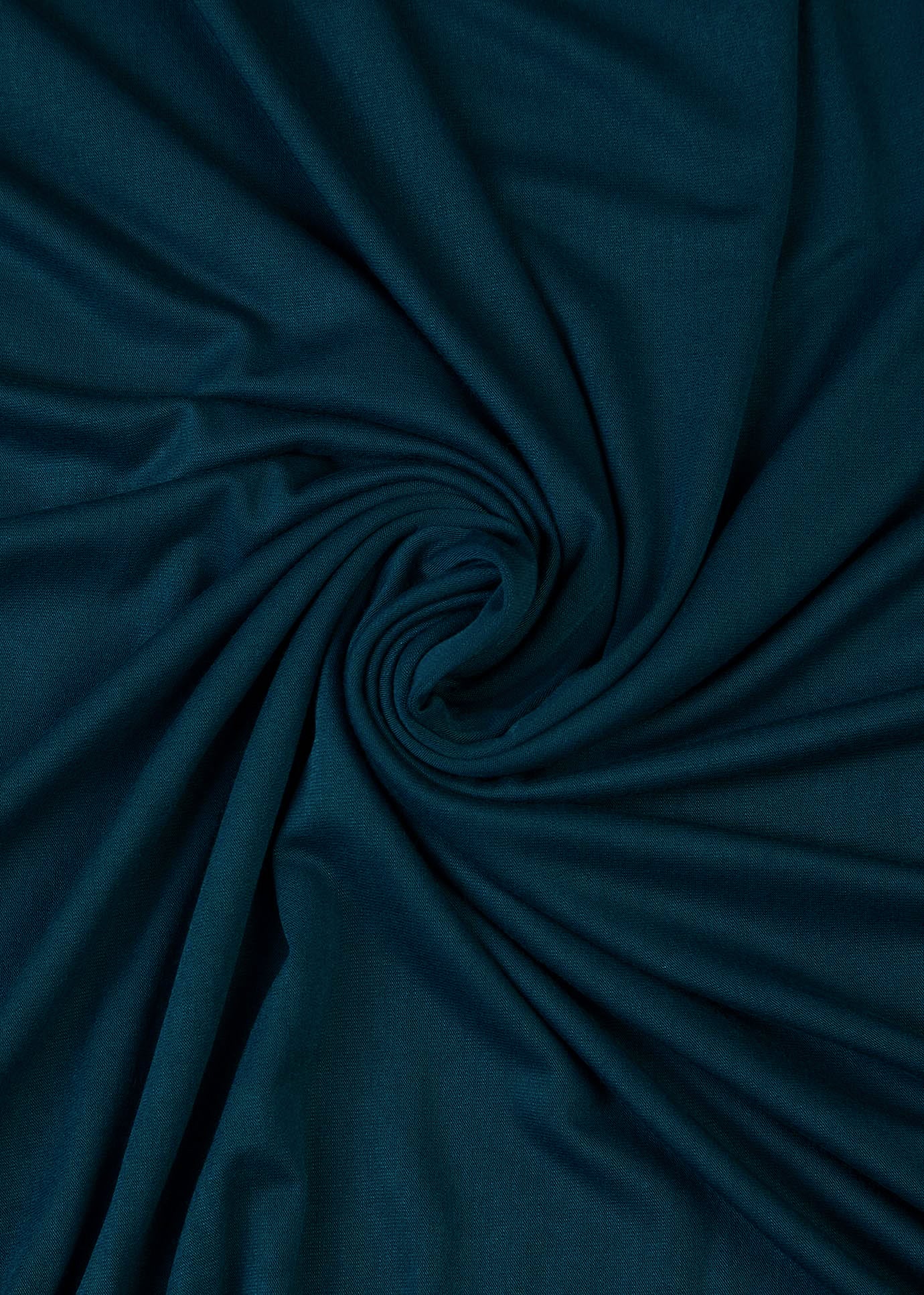 Dark Teal Premium Jersey Hijab - Image 2