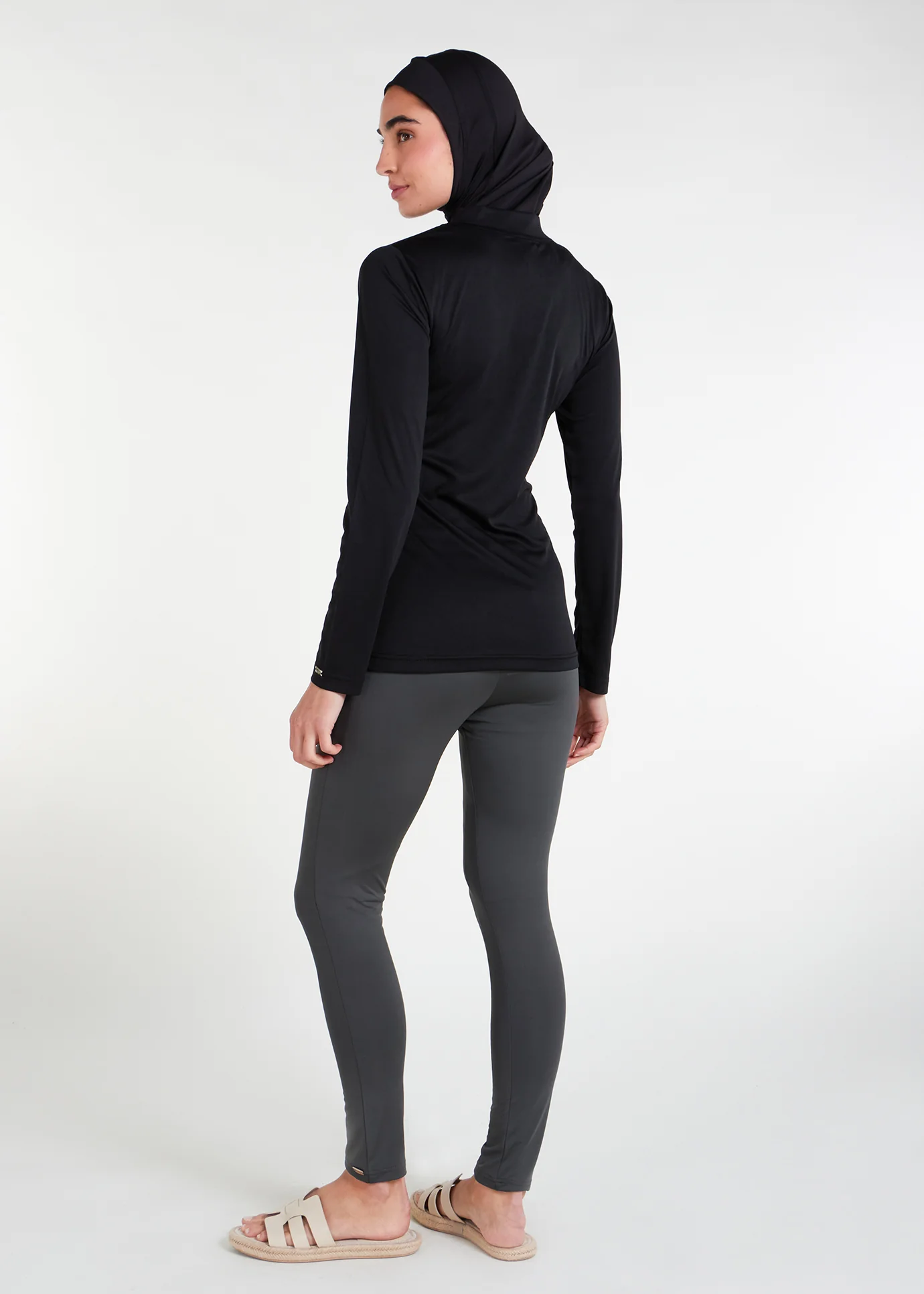 Detach Wrap Swim Top Black - Final Sale - Image 3