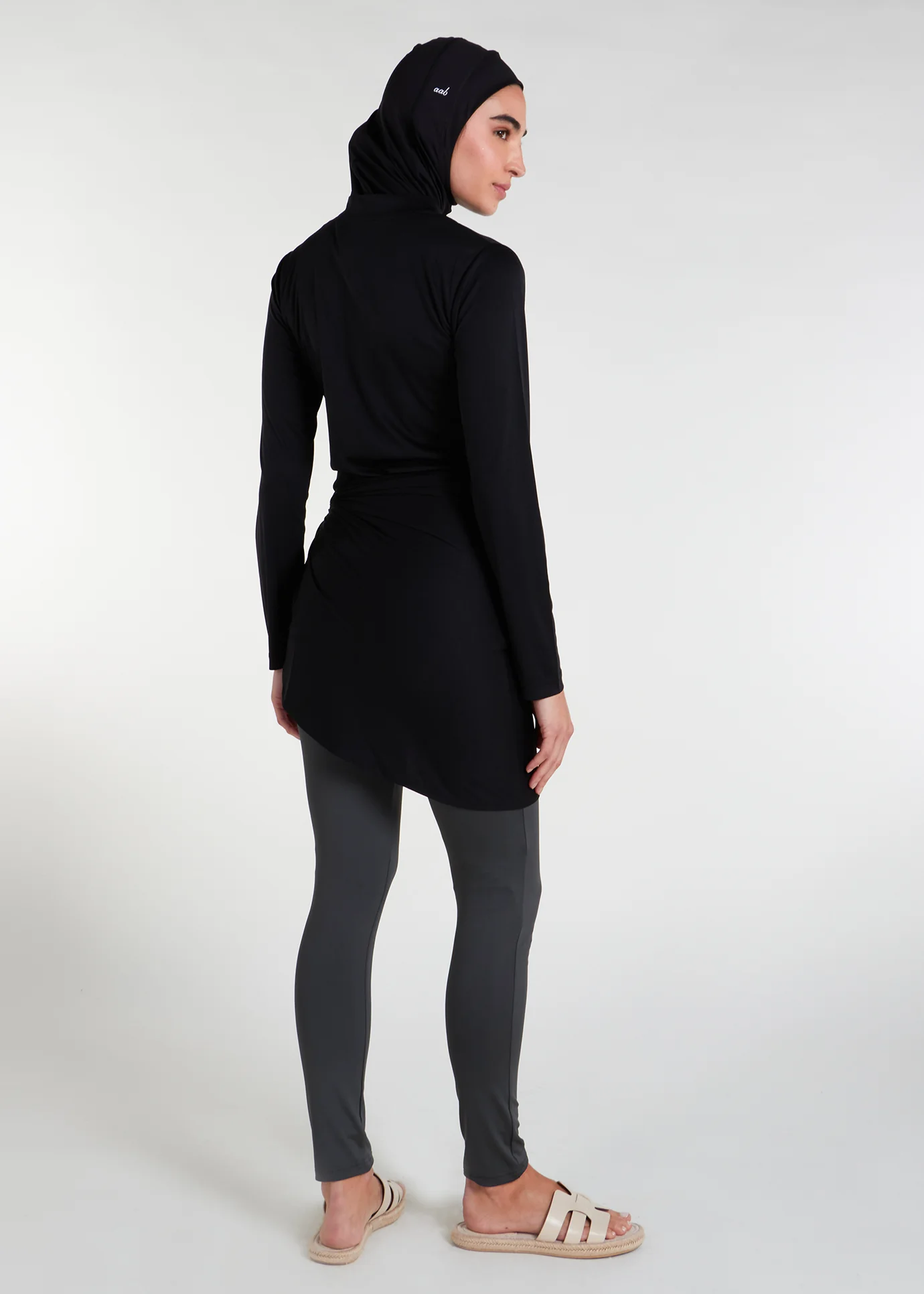Detach Wrap Swim Top Black - Final Sale - Image 4