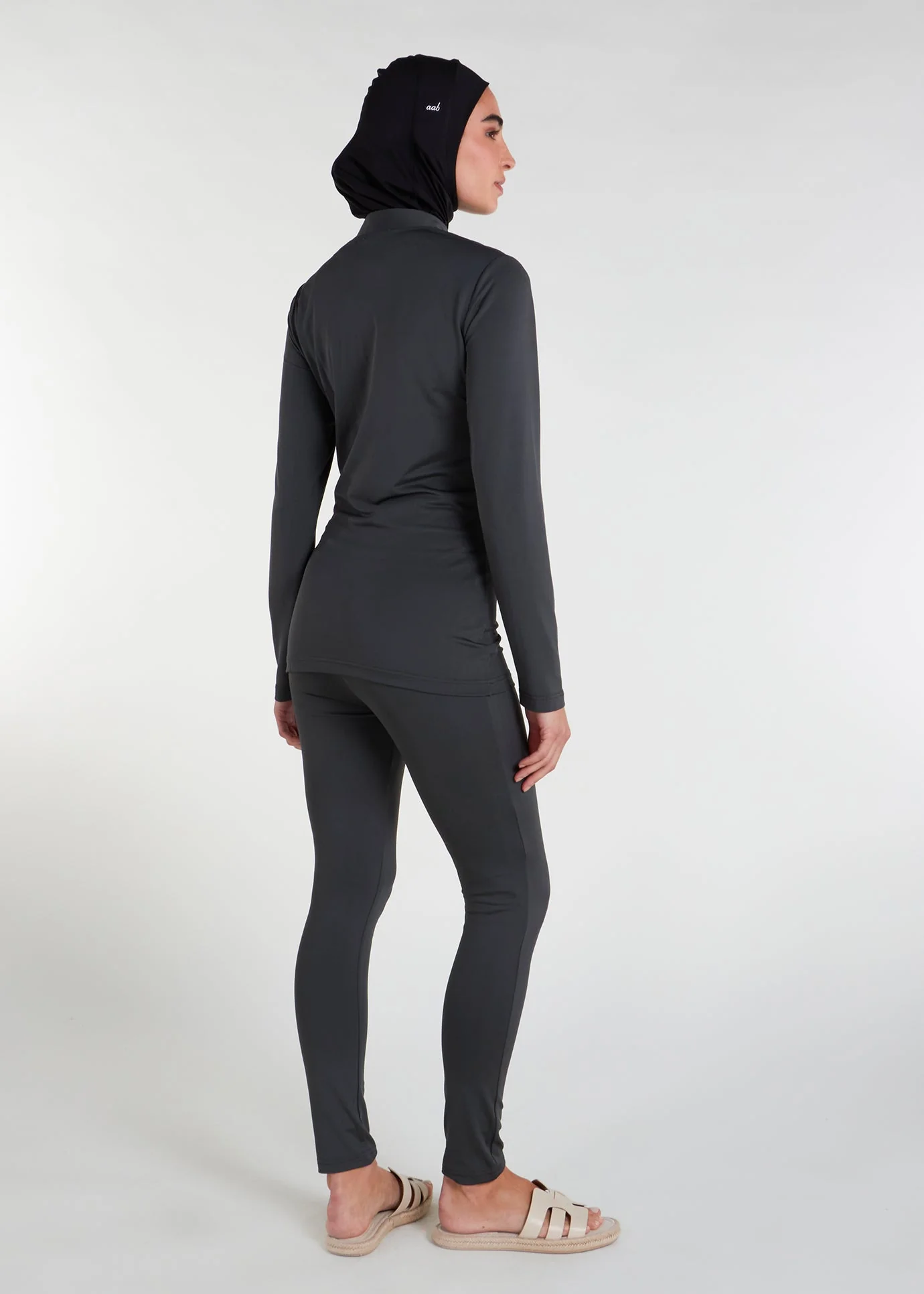 Detach Wrap Swim Top Olive - Image 4
