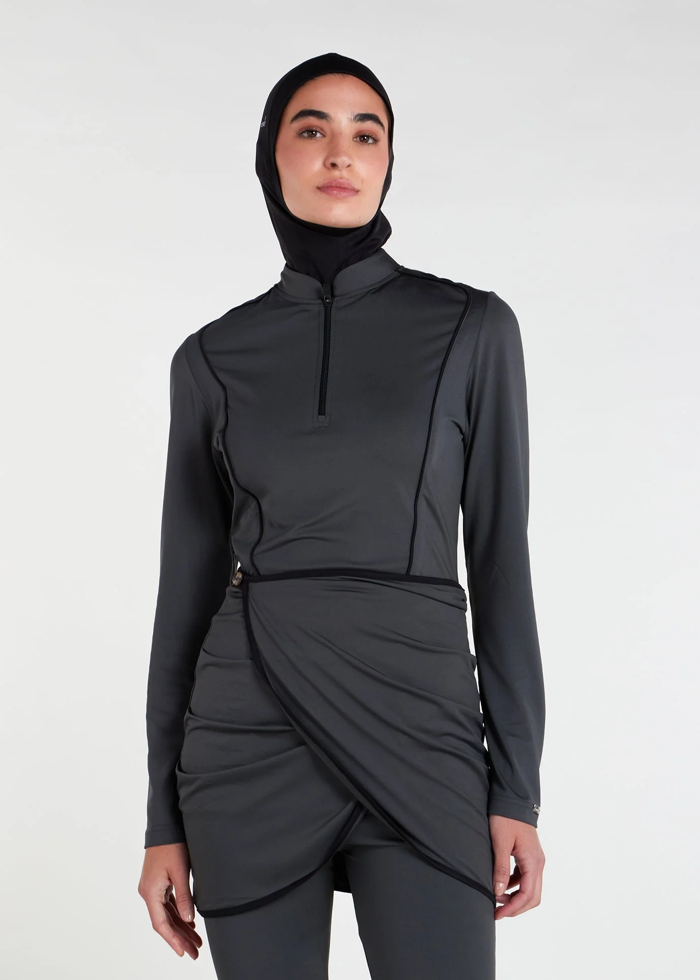 Detach Wrap Swim Top Olive - Image 8
