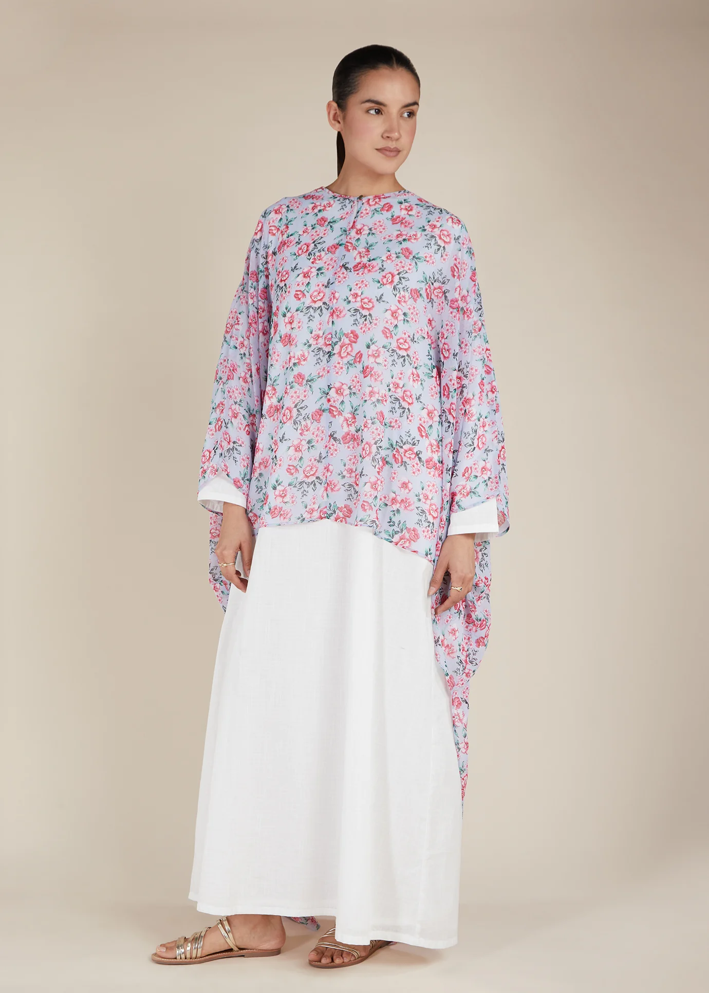 Ditsy Rose Cape