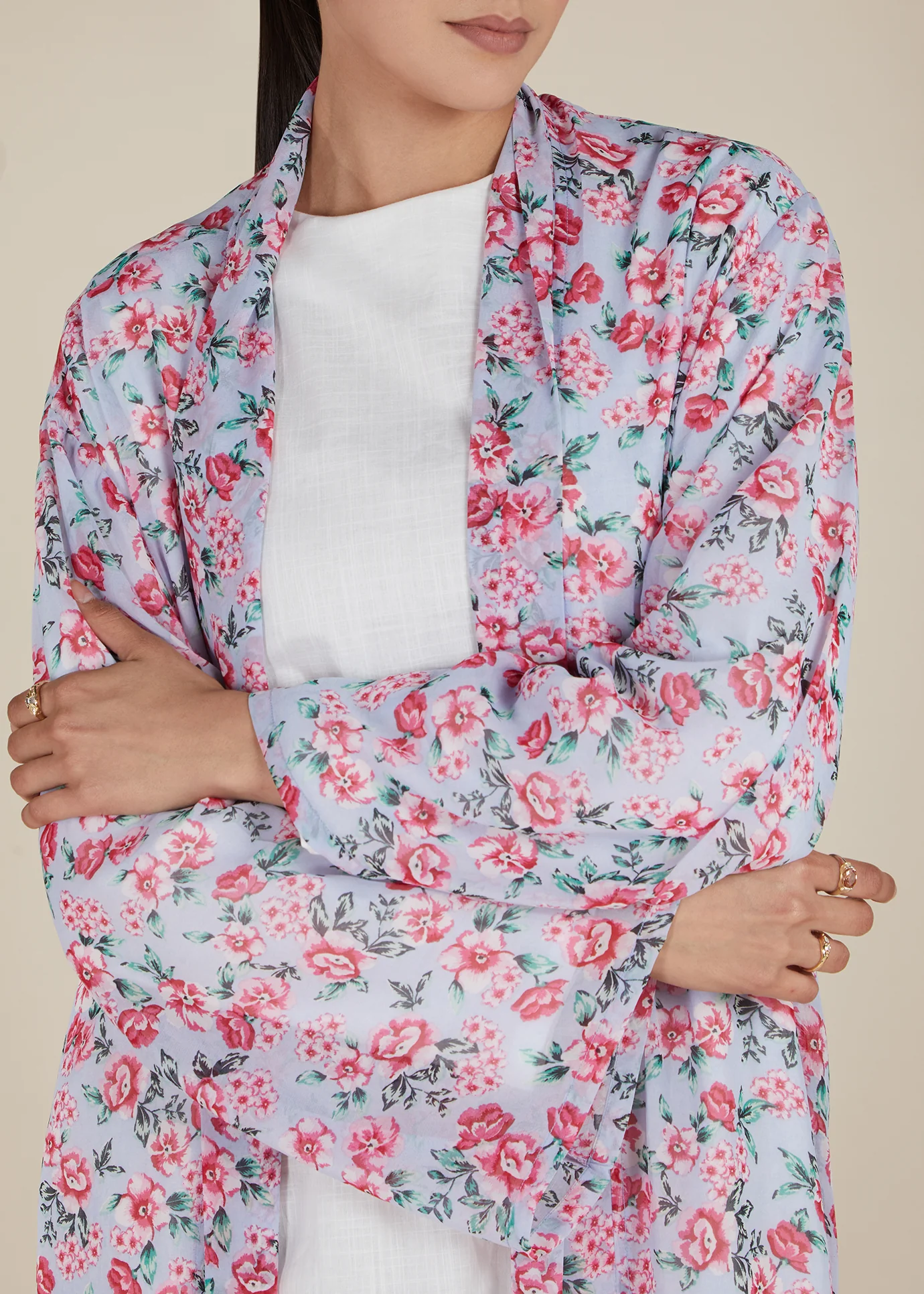 Ditsy Rose Kimono - Image 4