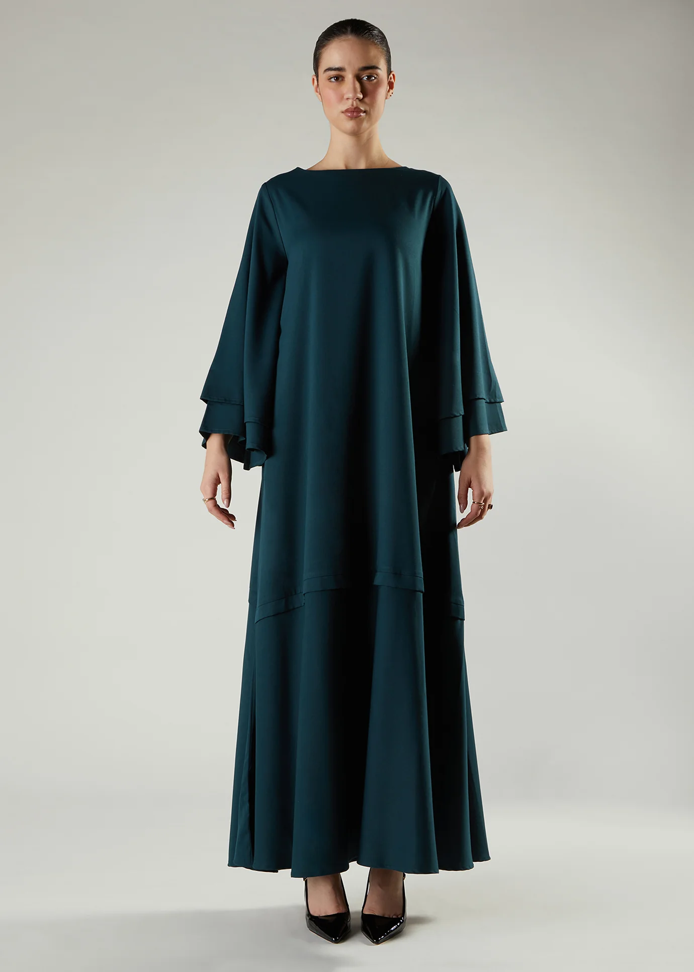 Drop Waist Abaya Moss - Image 2