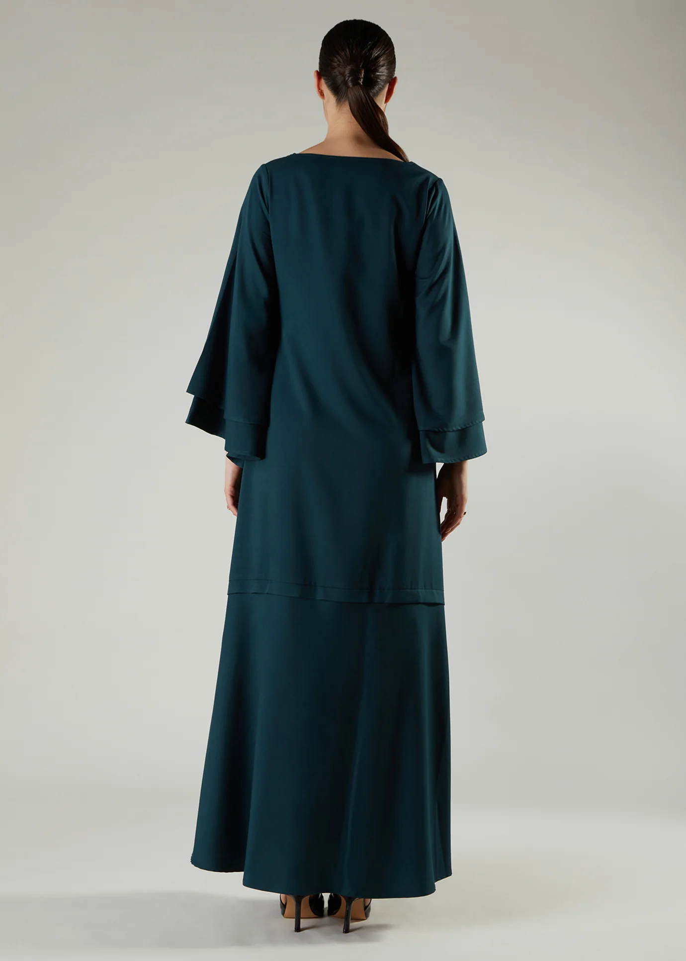 Drop Waist Abaya Moss - Image 3