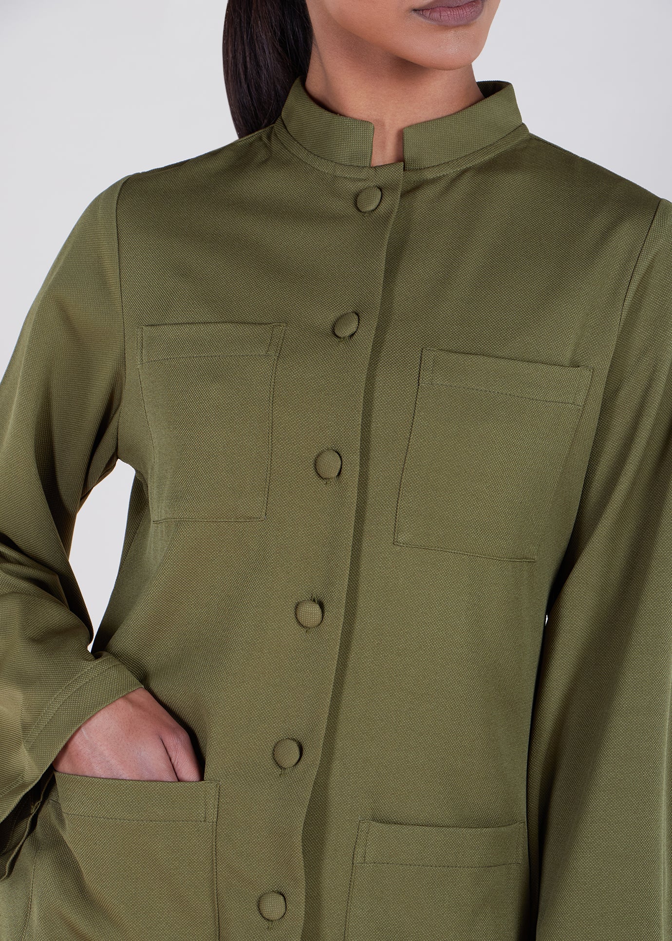 Embossed Cargo Jacket - Image 2