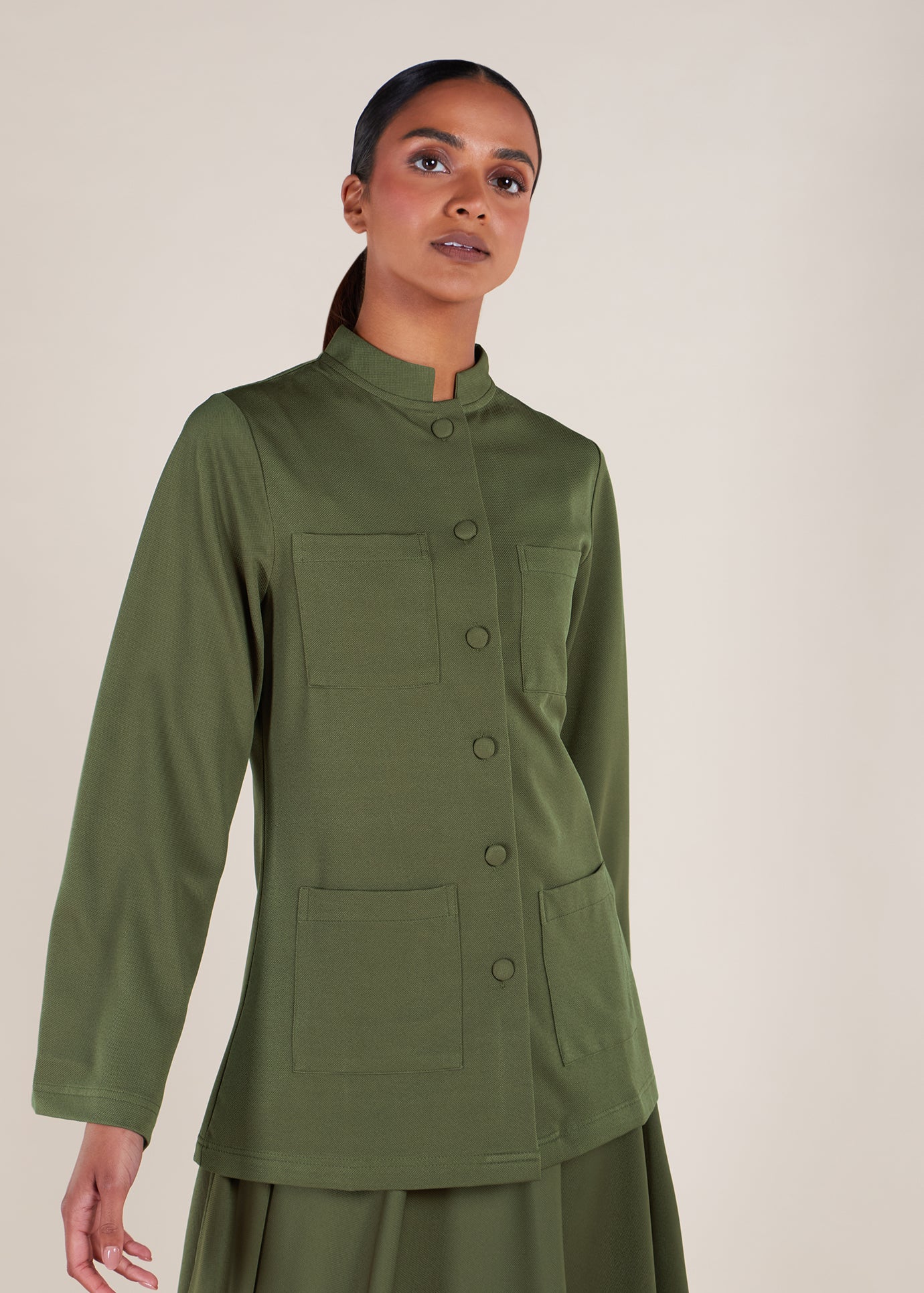 Embossed Cargo Jacket - Image 3