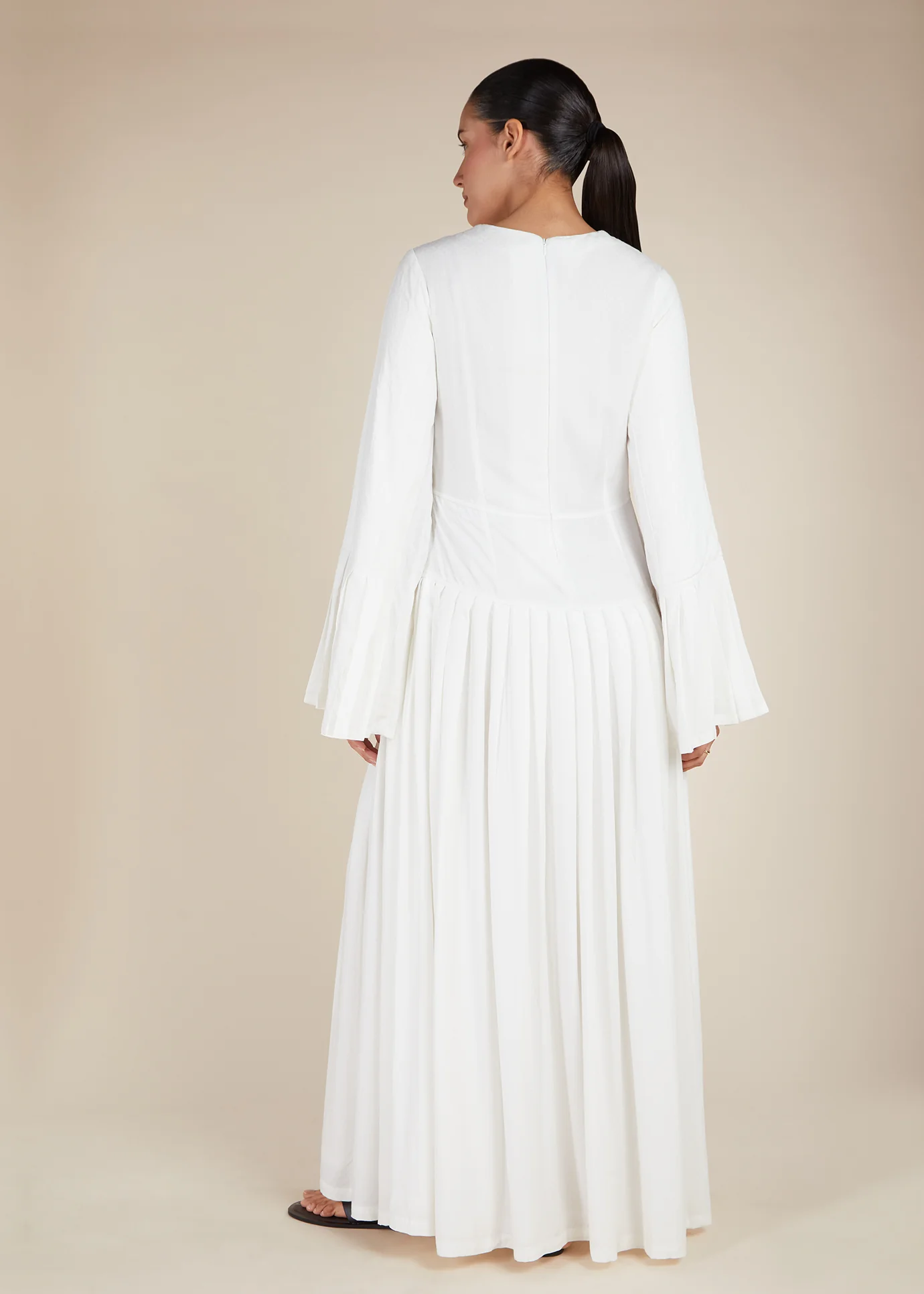 Fan Sleeve Maxi White - Image 10