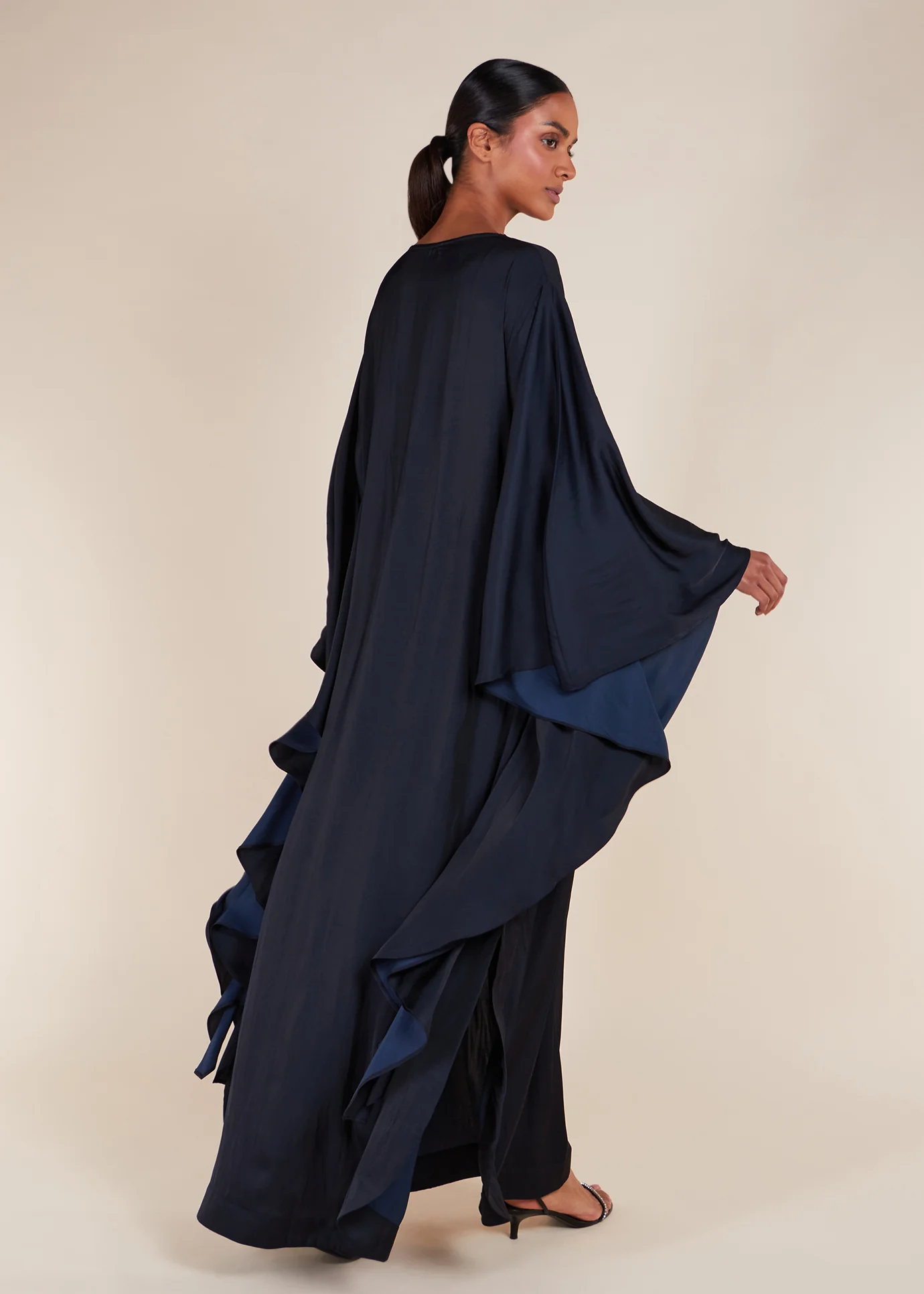 Floaty Kaftan Navy - Image 3