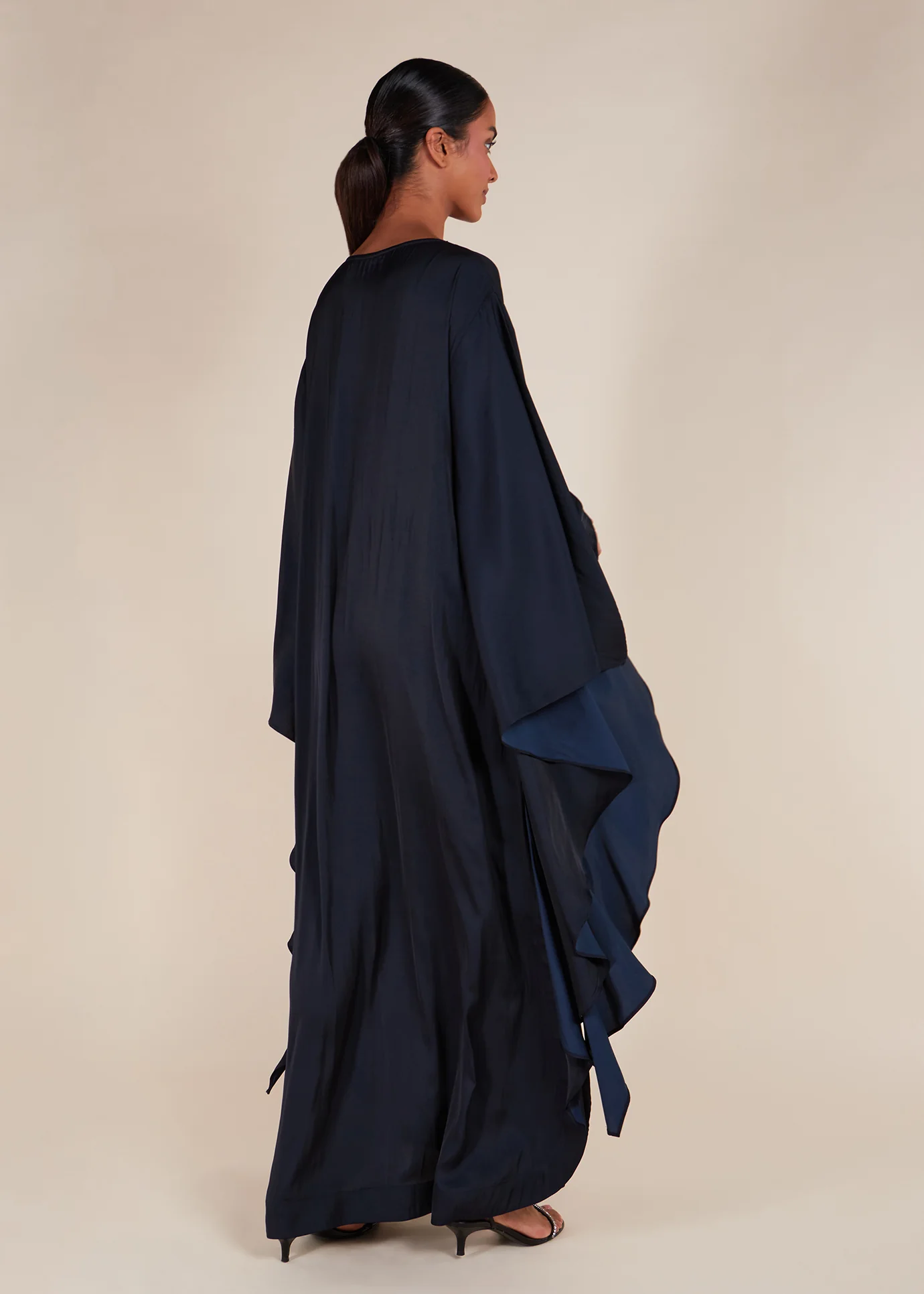 Floaty Kaftan Navy - Image 4