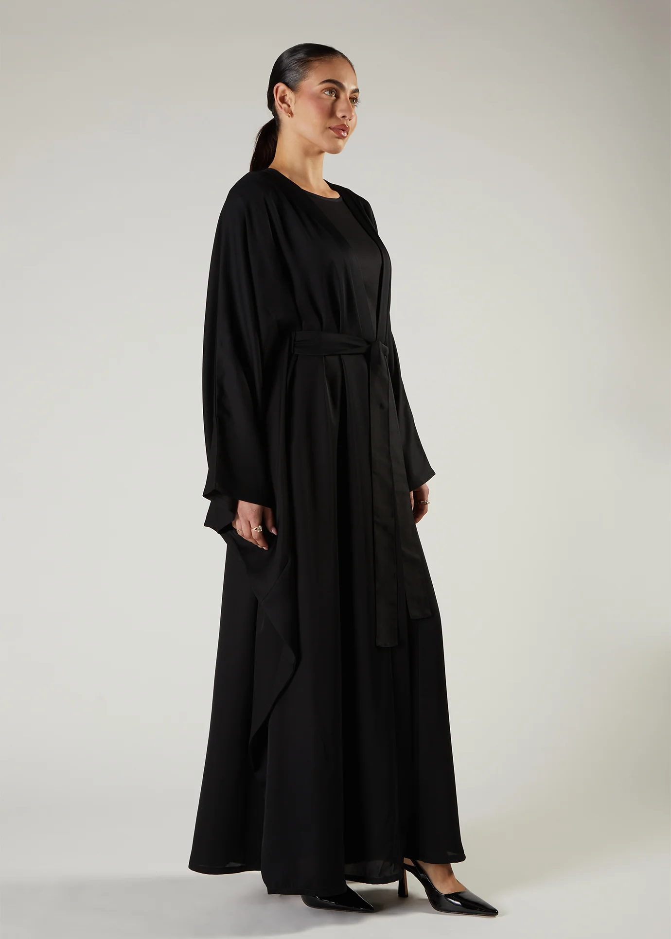 Floaty Kimono Black