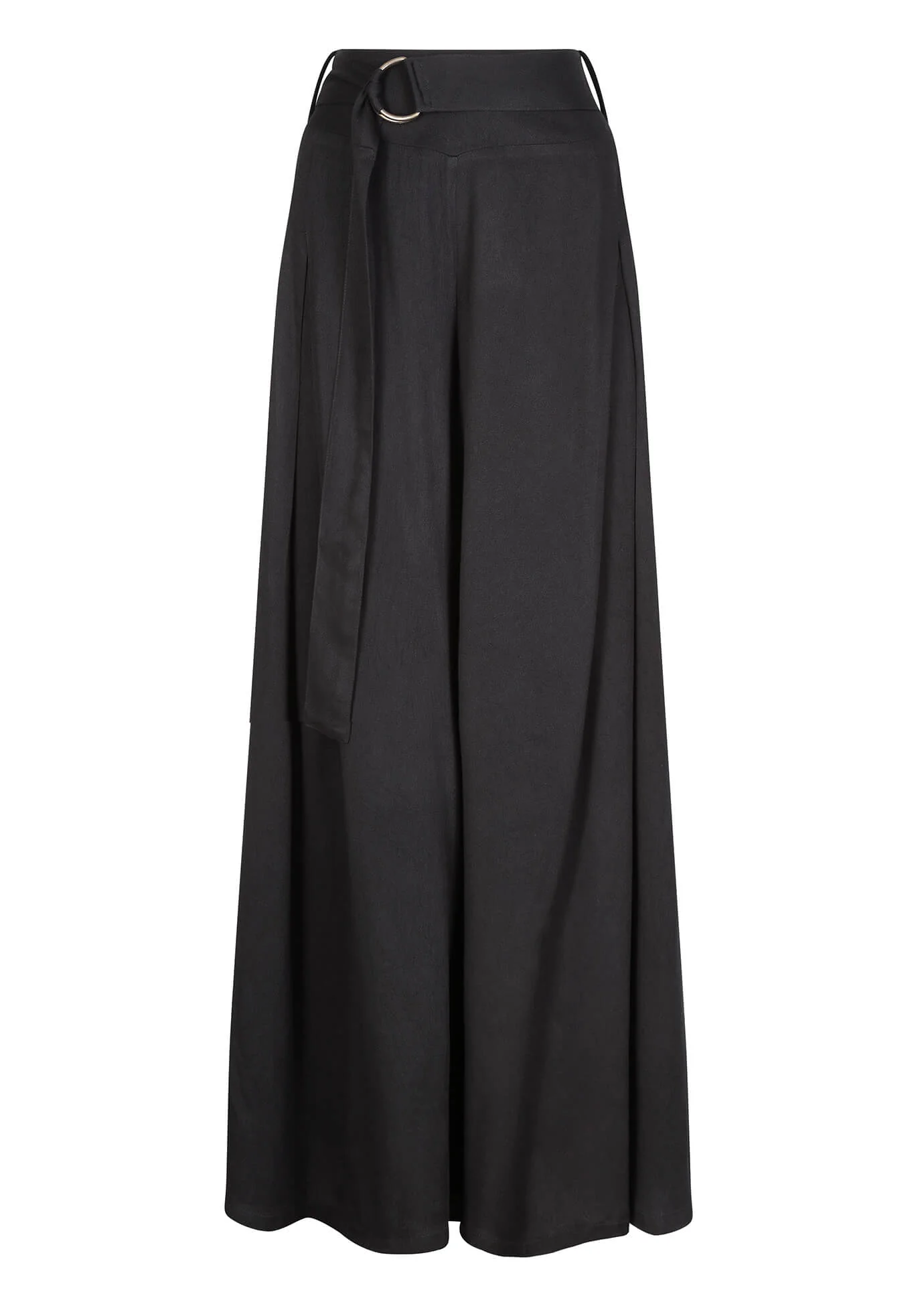 Full Flare Trousers Black - Image 3