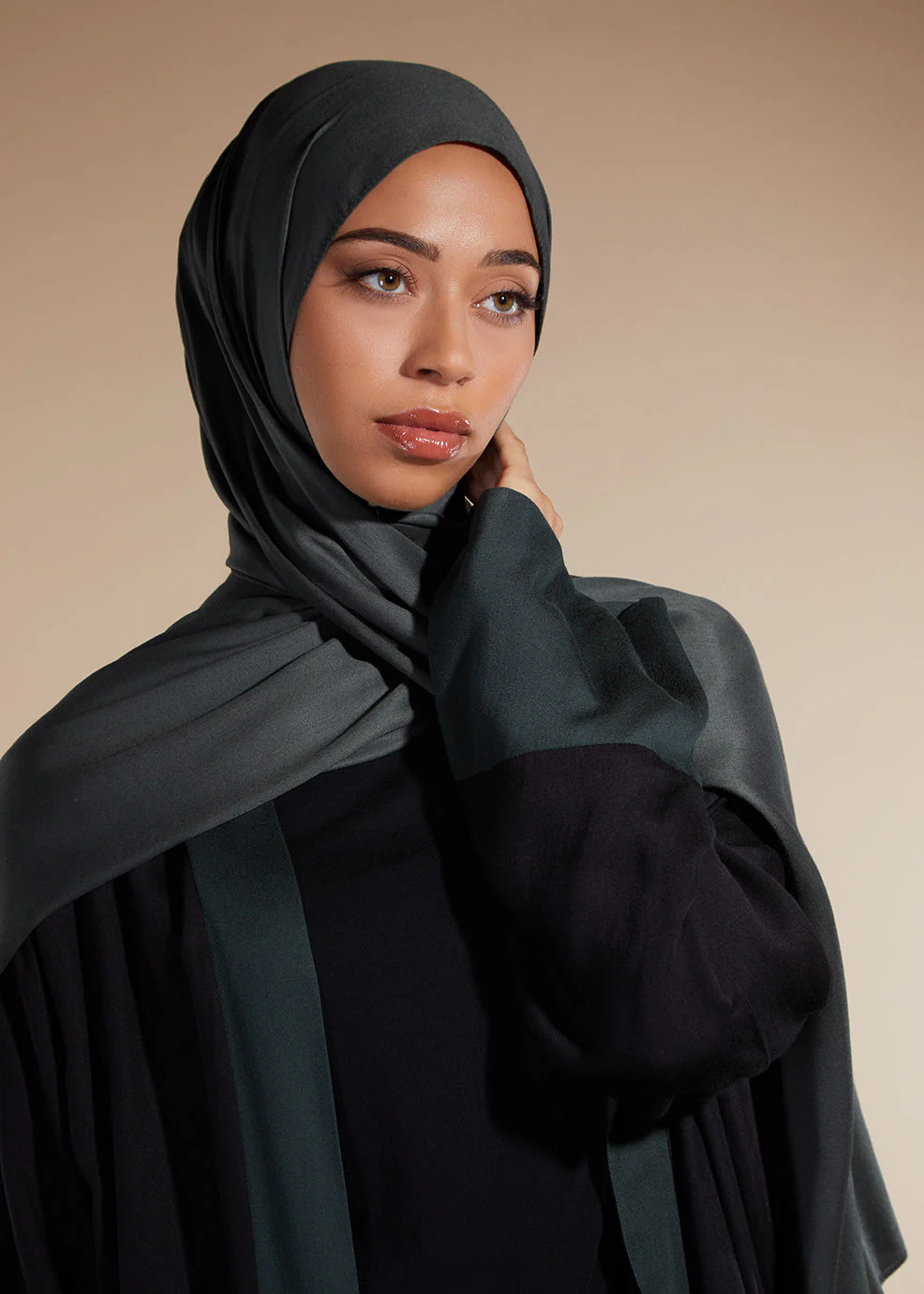 Full Slip Black Twill - Image 10