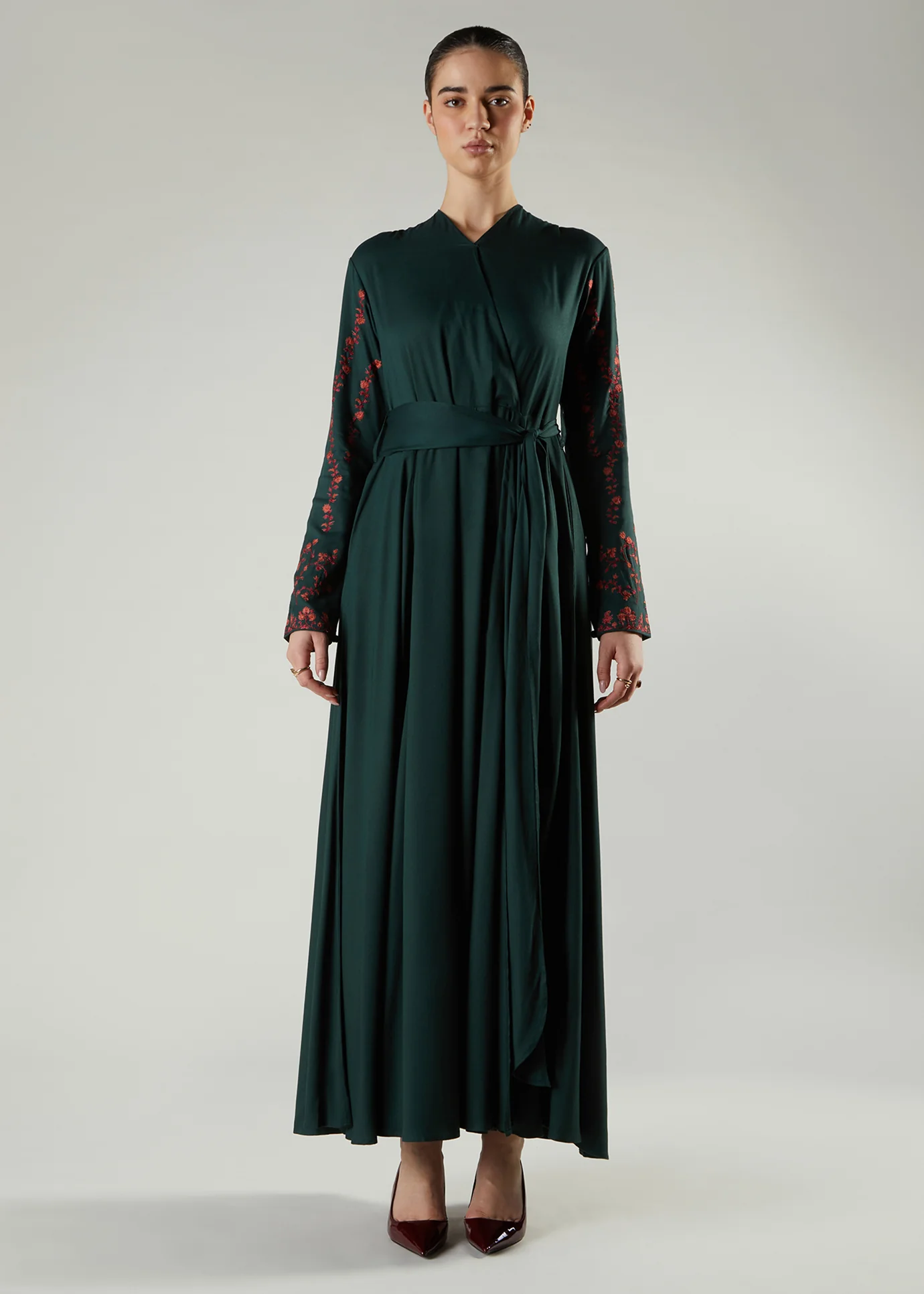 Green Garnet Abaya - Image 5