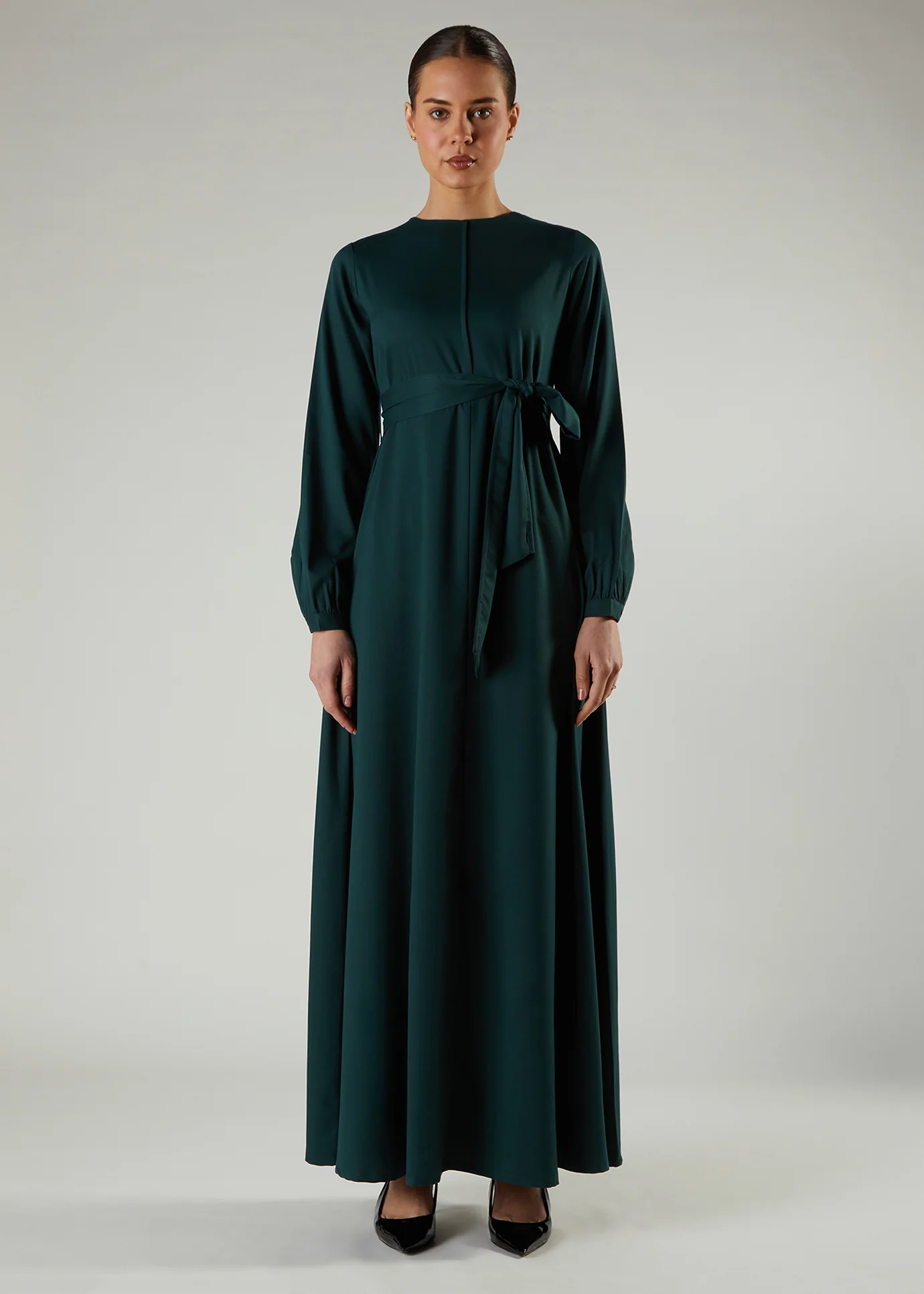 Green Seam Abaya - Image 3