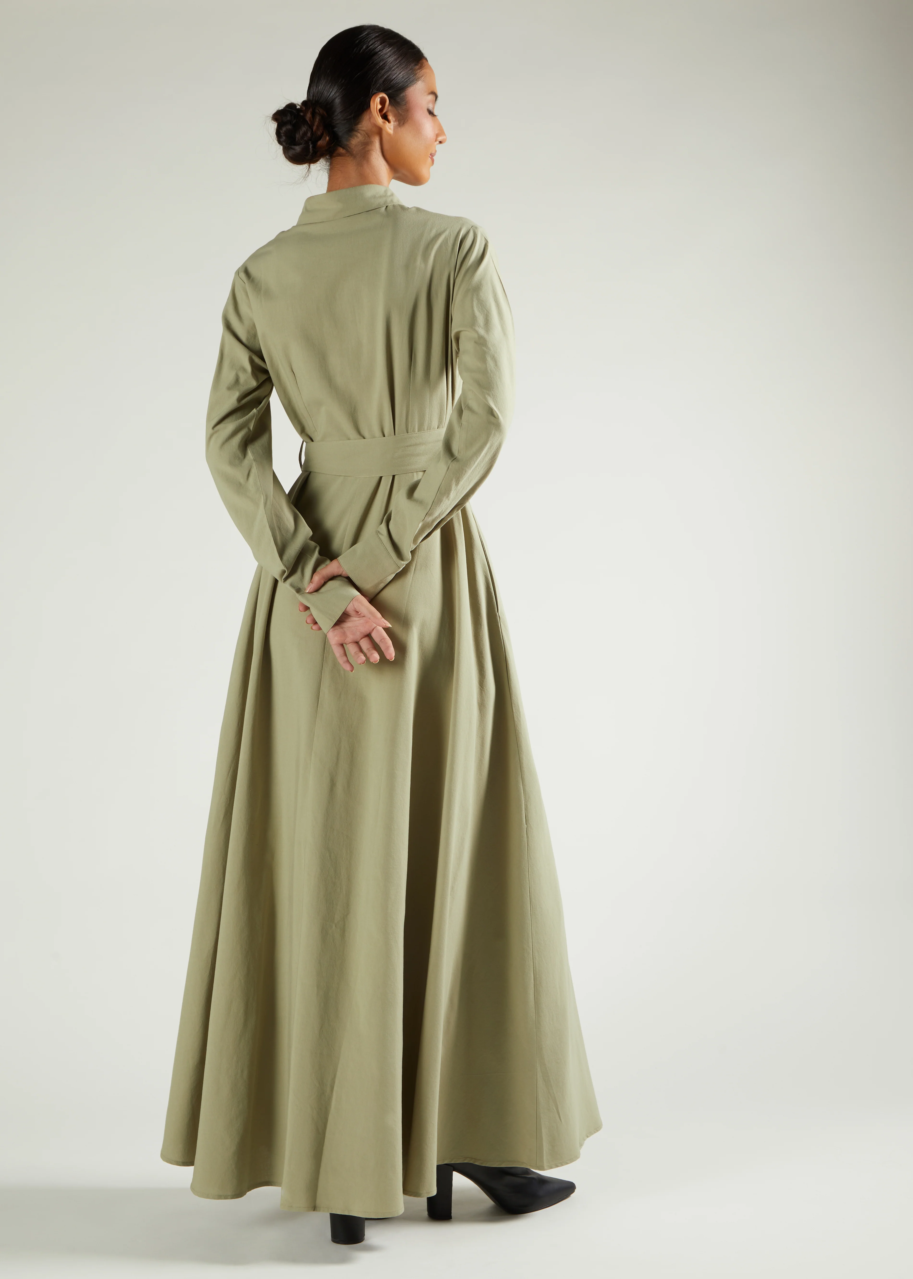 Green Tea Shirted Maxi - Image 2