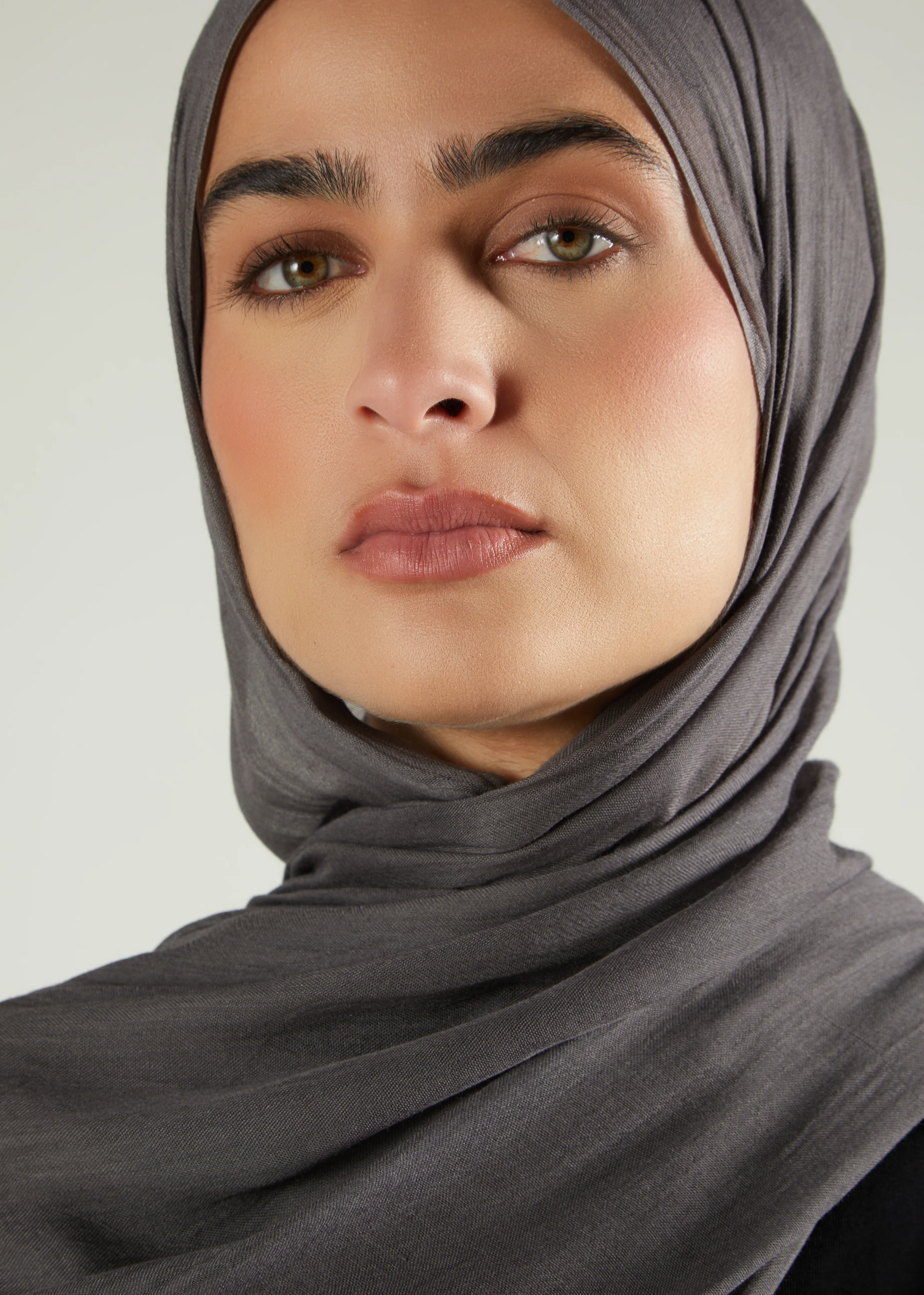 Gun Metal Premium Modal Hijab - Image 3