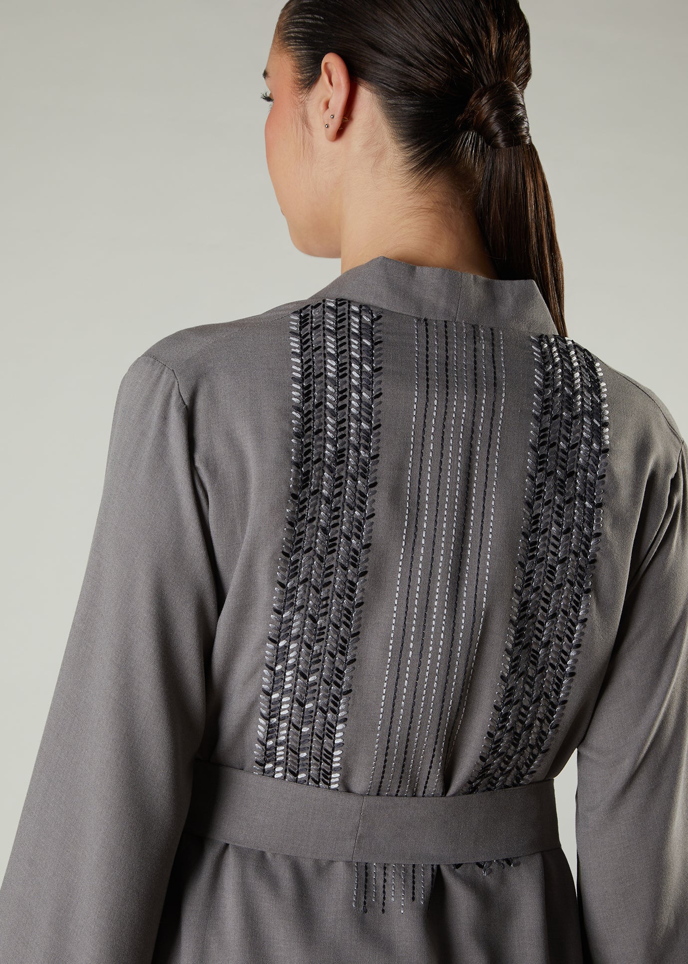 Herringbone Stitch Kimono - Image 9