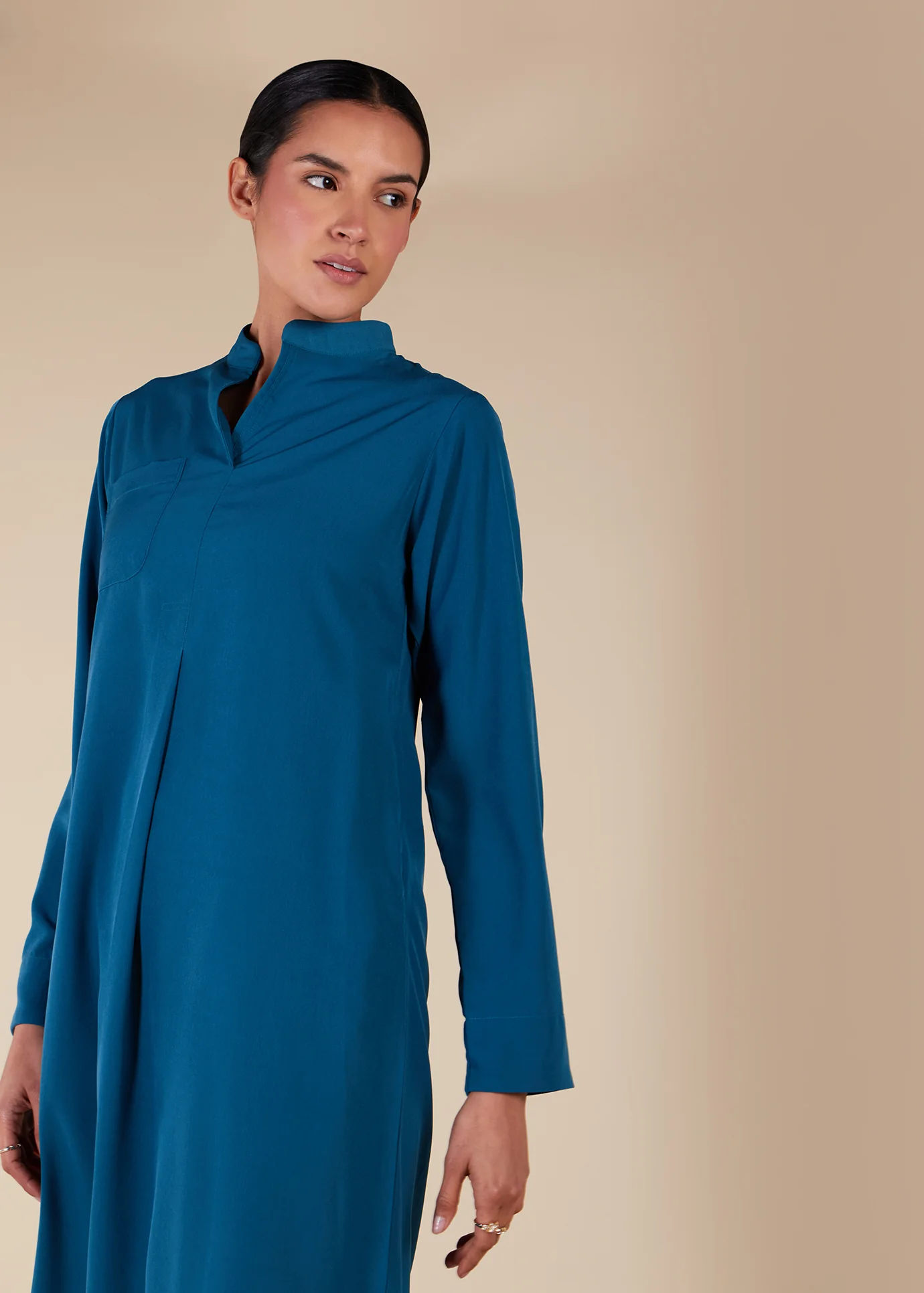High Neck Midi Blue - Final Sale - Image 3