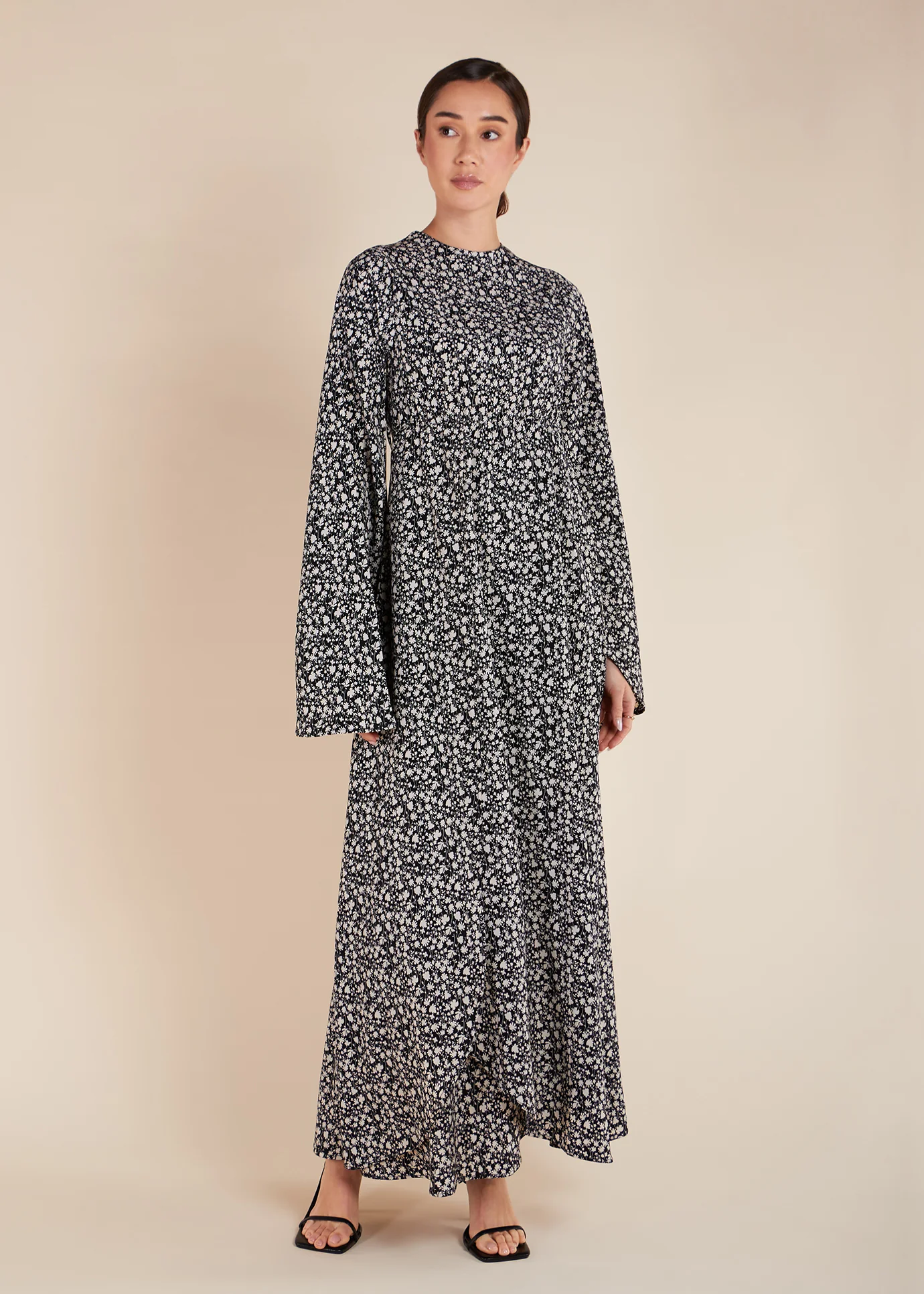 Ink Splash Floral Maxi - Final Sale - Image 3
